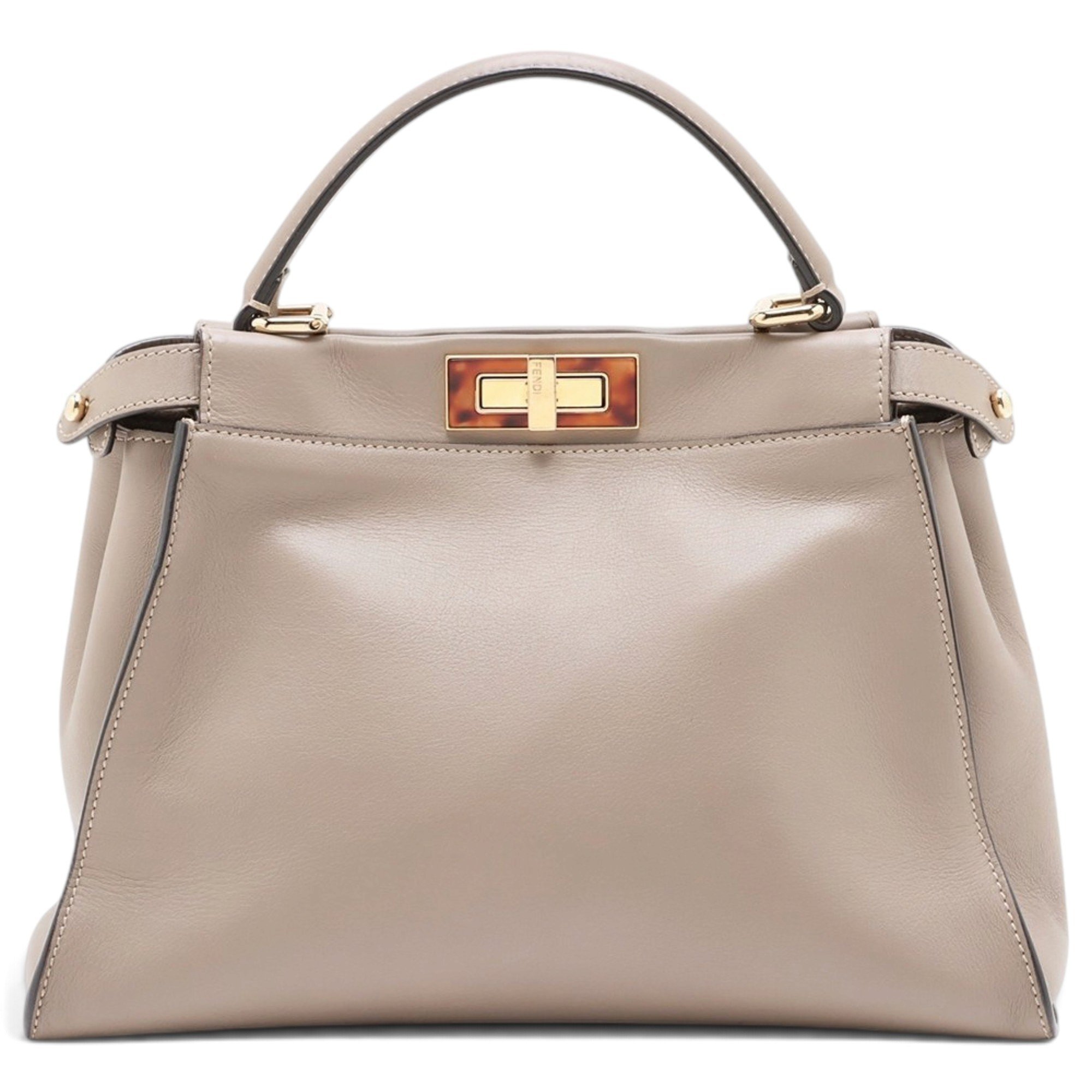 Peekaboo leather handbag