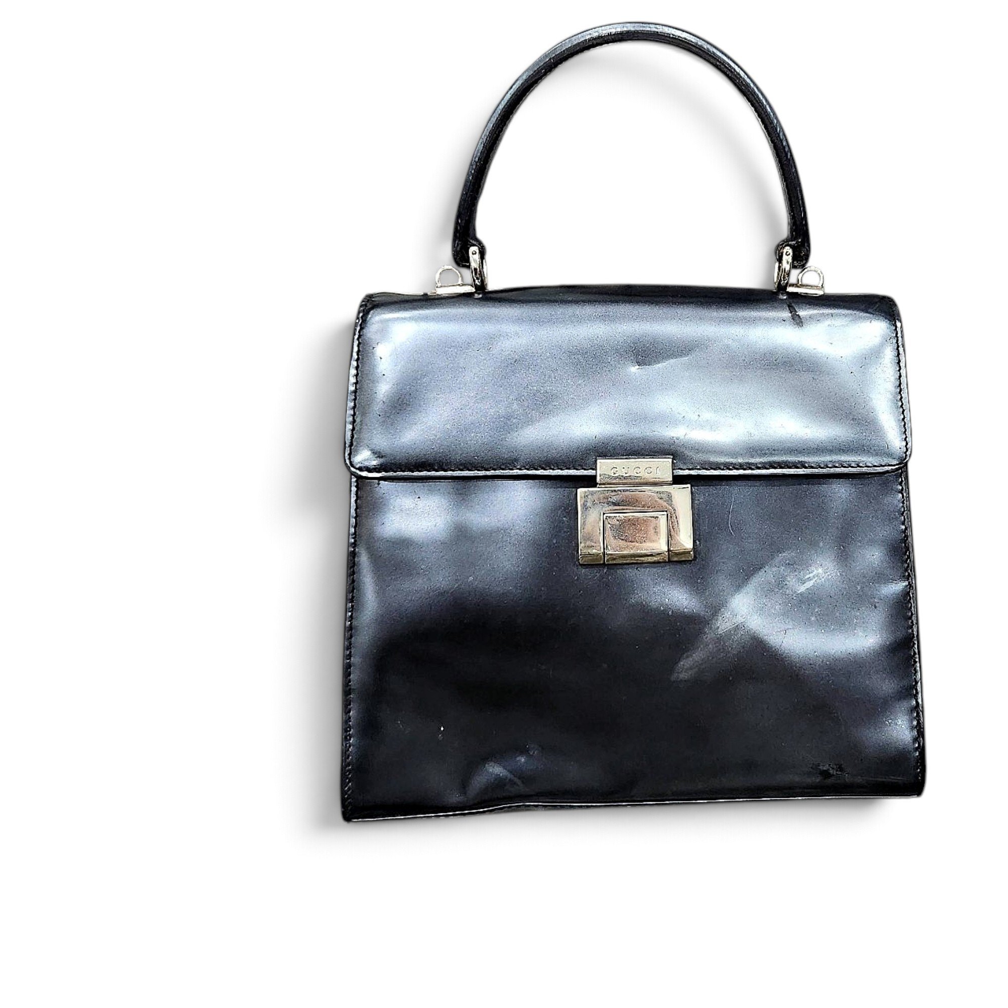 Vintage Bamboo leather handbag