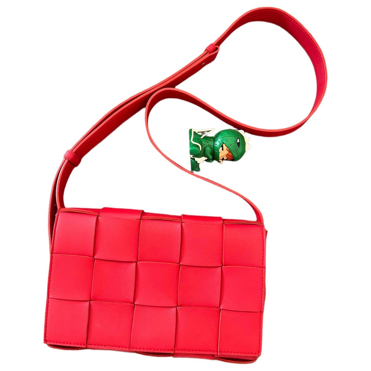 Cassette leather crossbody bag
