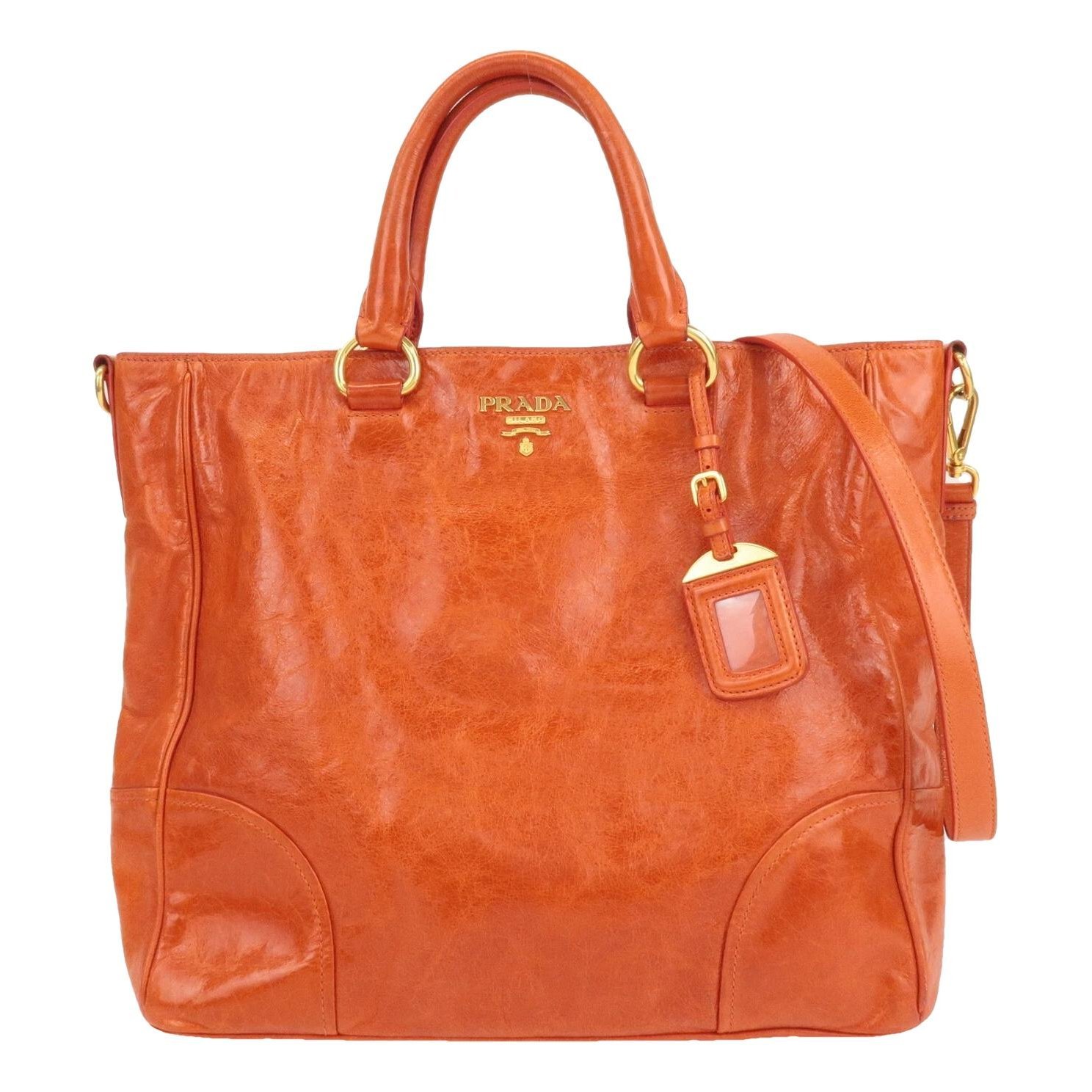 Leather tote