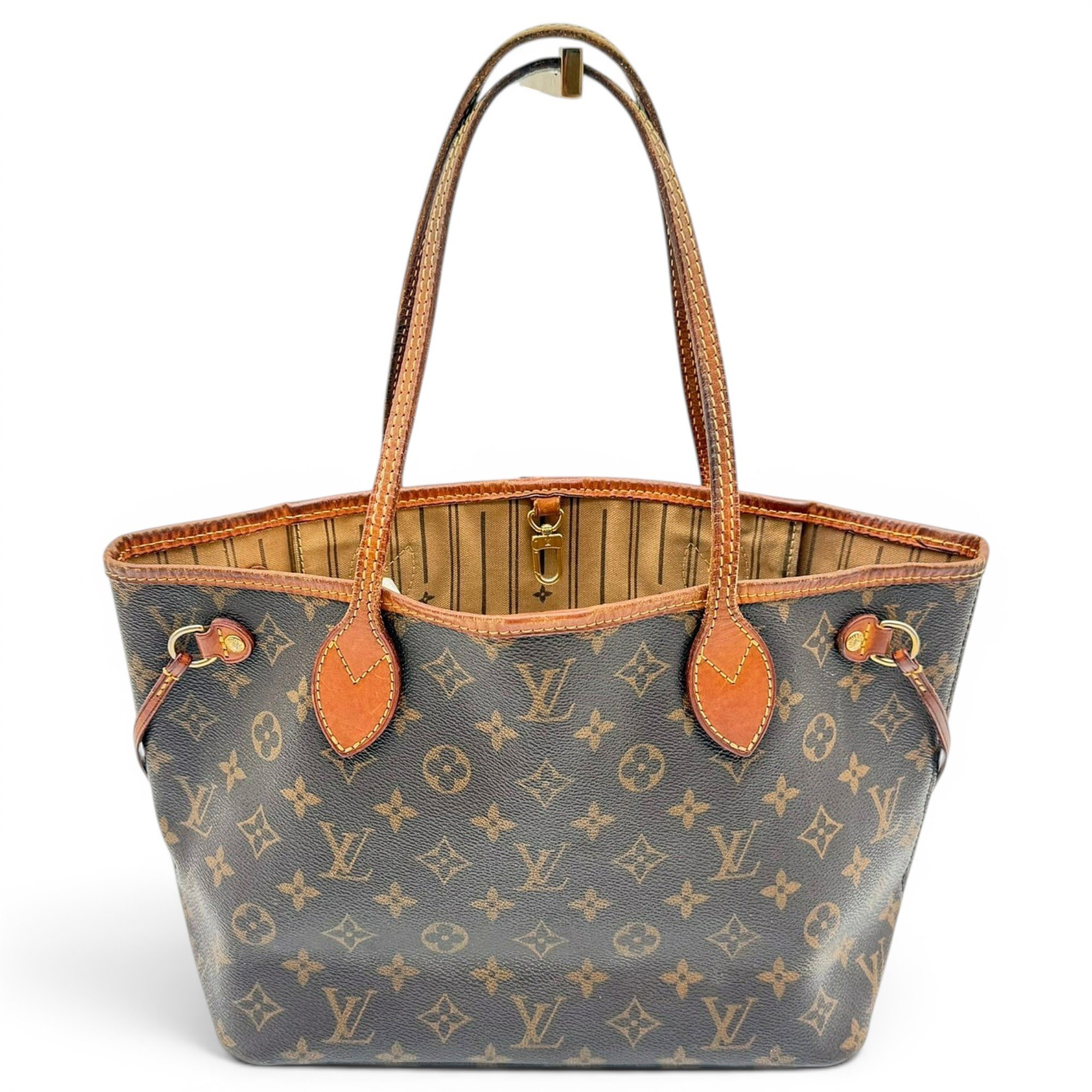 Neverfull leather tote