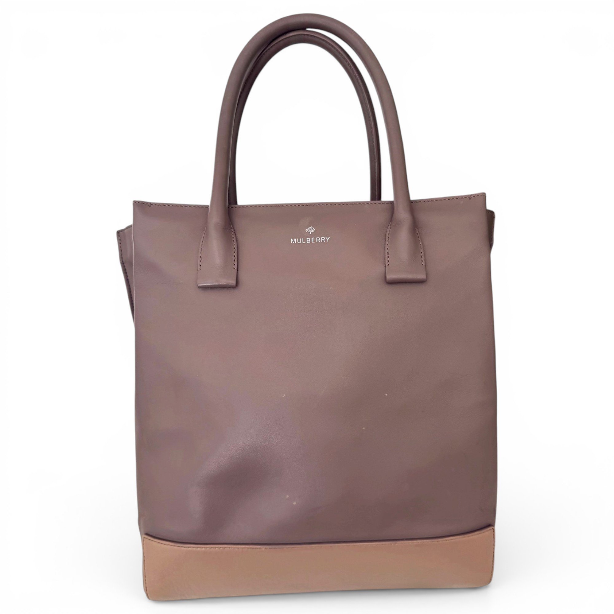 Leather tote