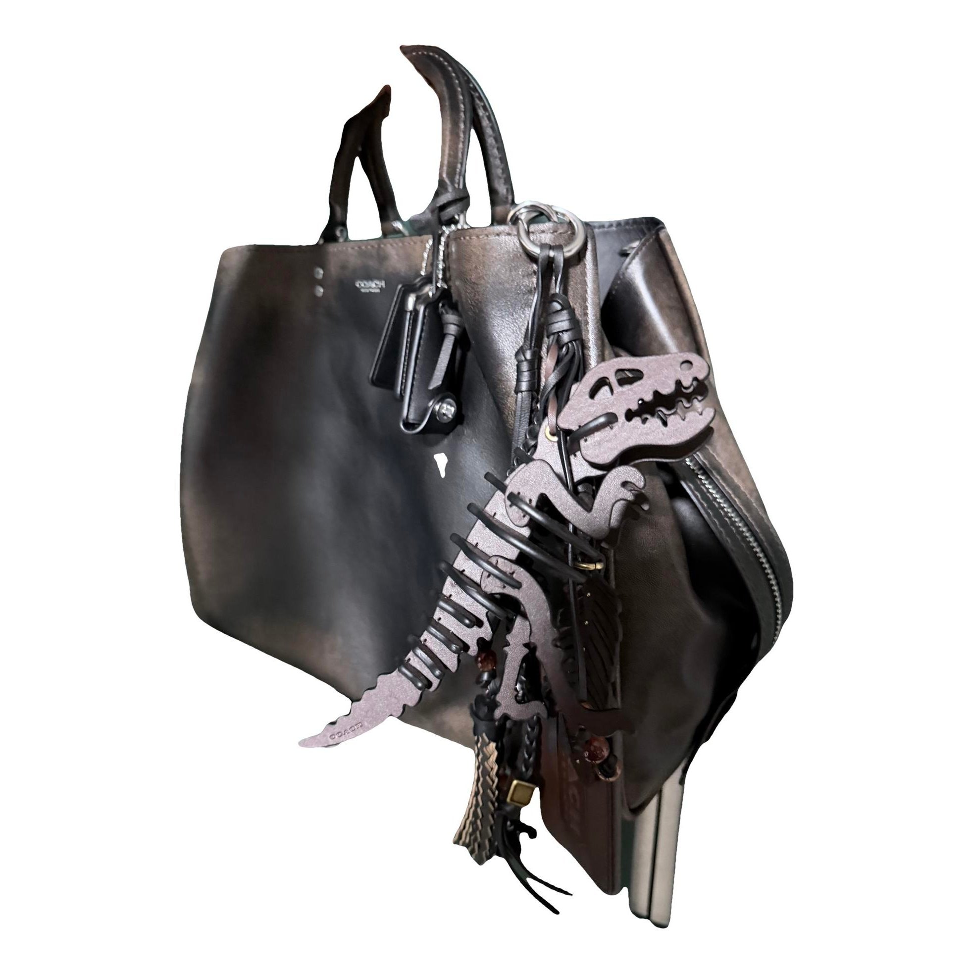 Leather tote