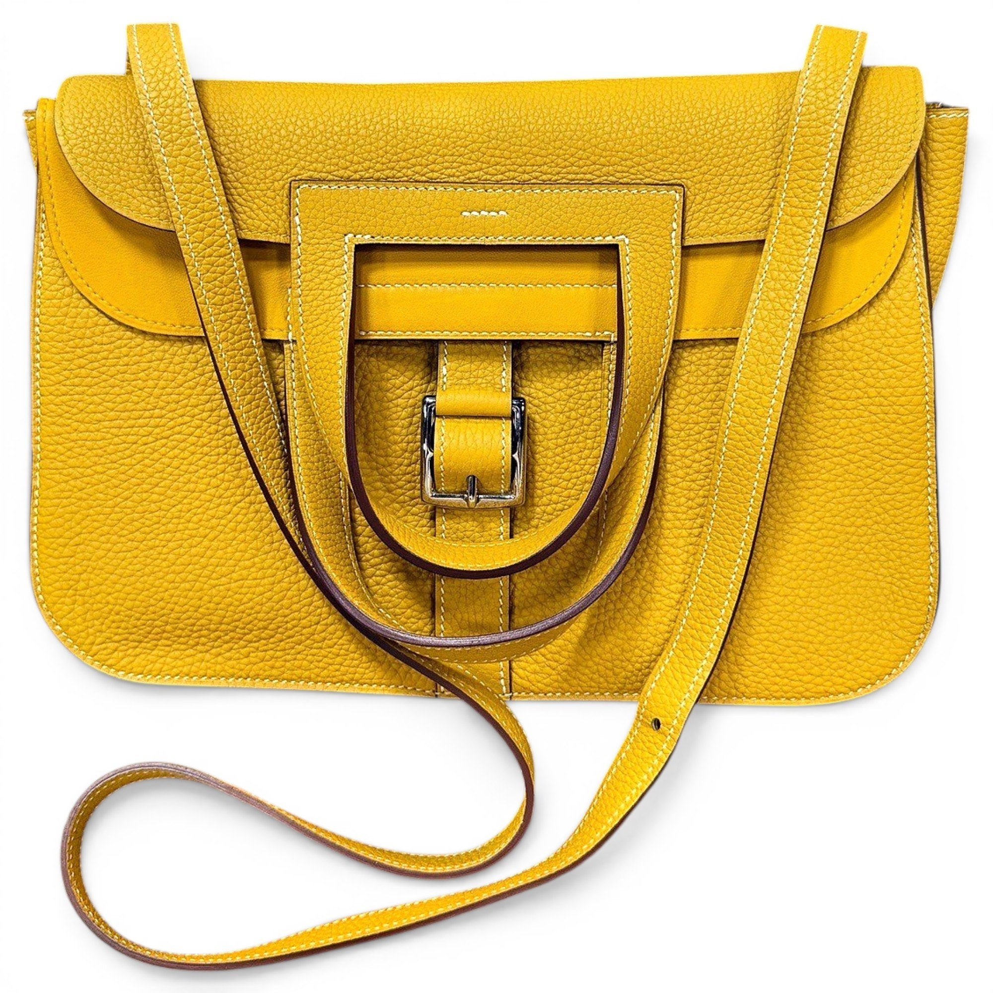 Halzan leather crossbody bag