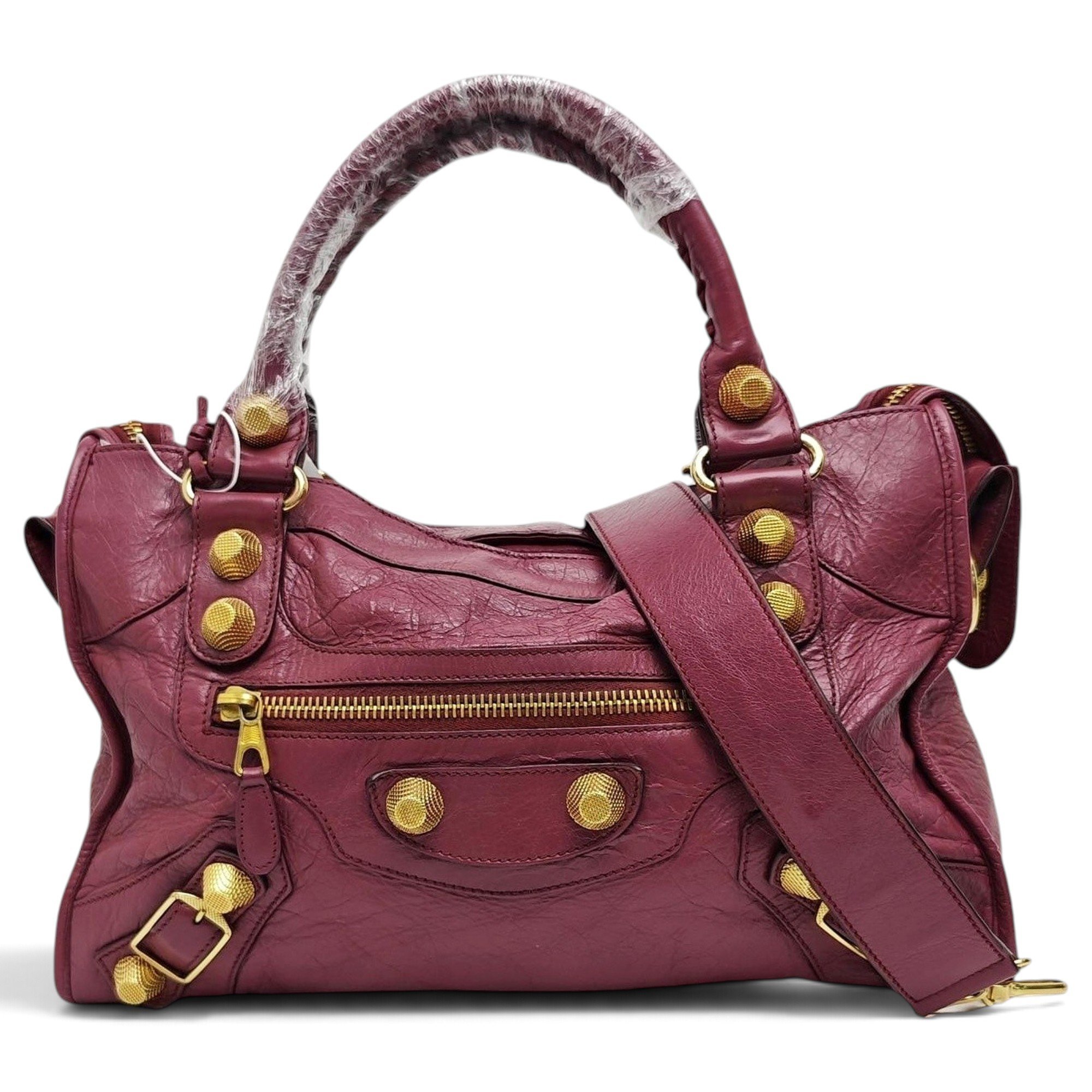 Leather handbag