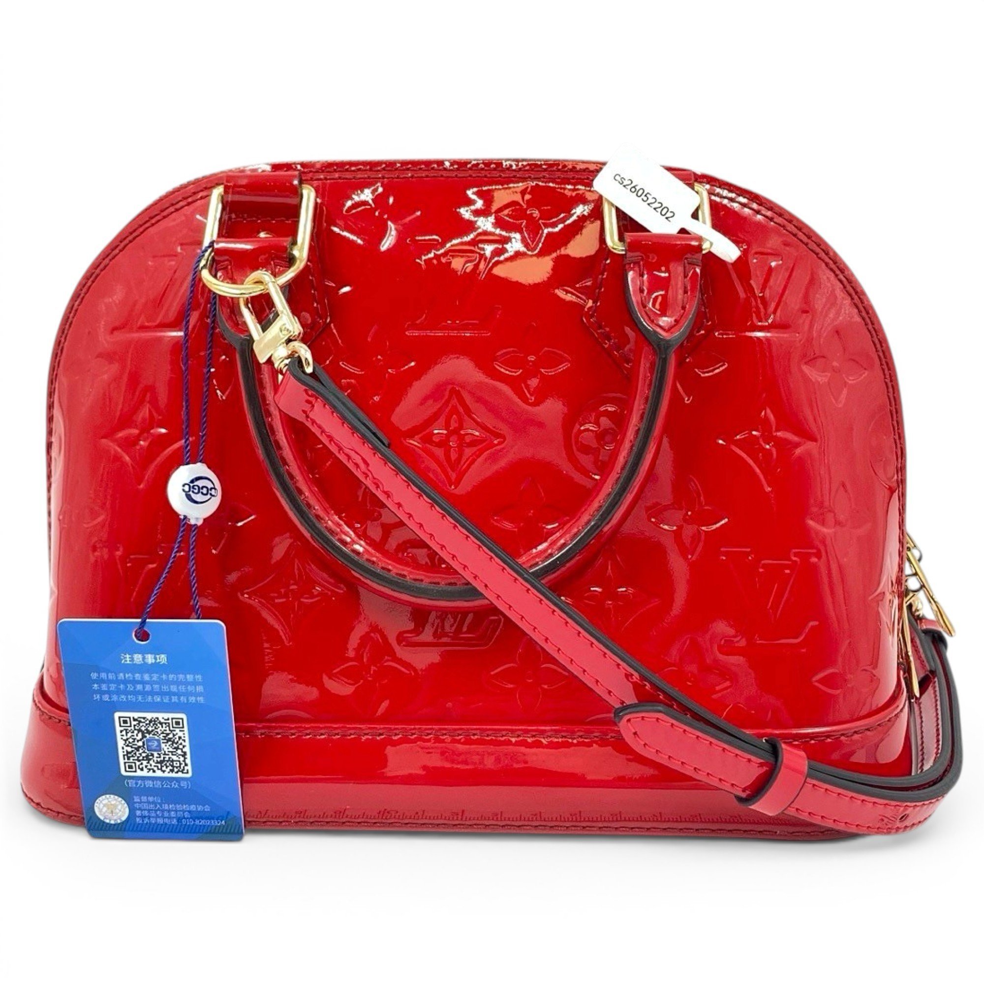 Alma BB patent leather crossbody bag