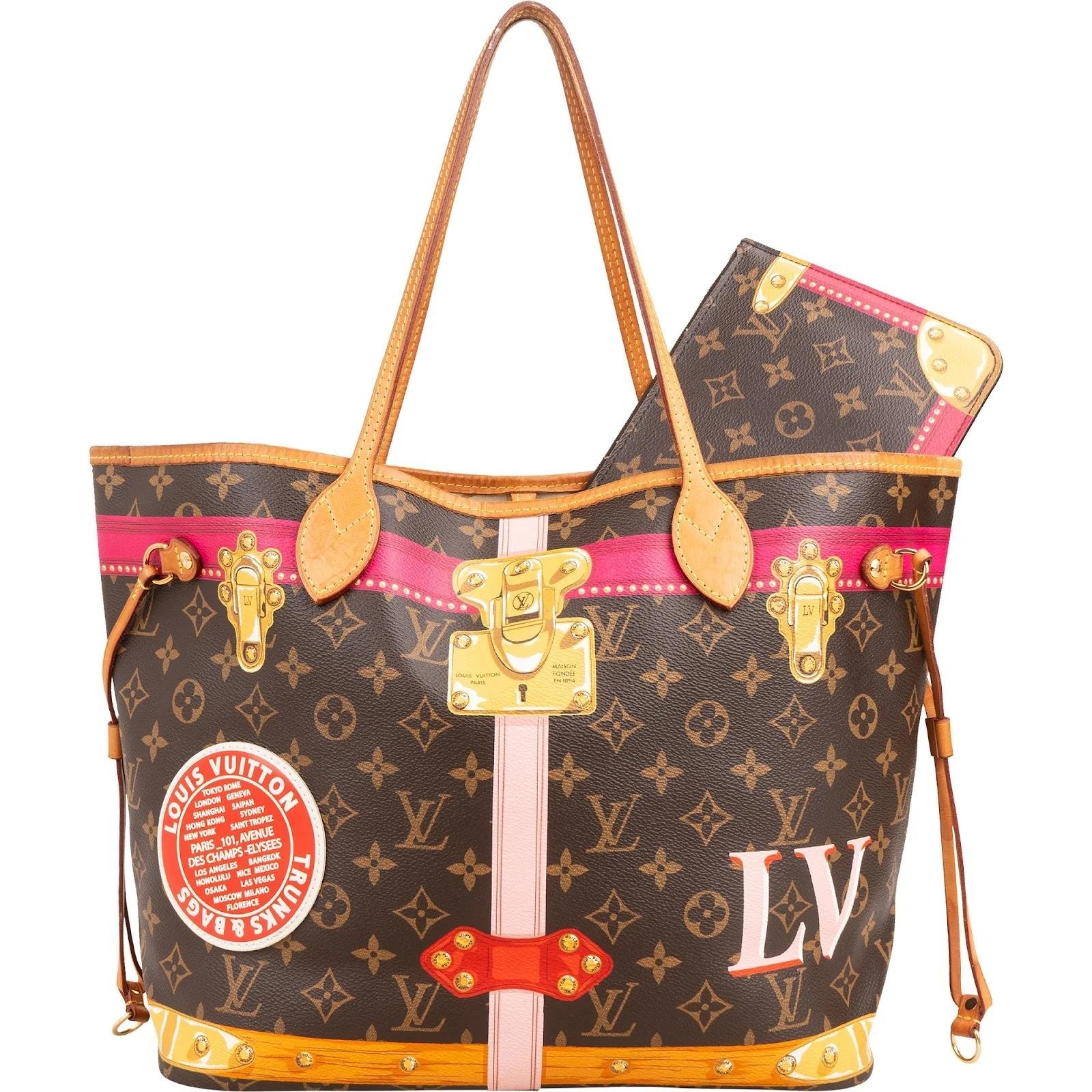 Neverfull leather handbag