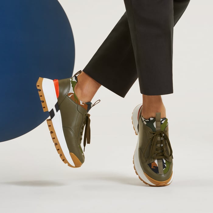 Multicolore Vert Toundra Jumpy Sneaker