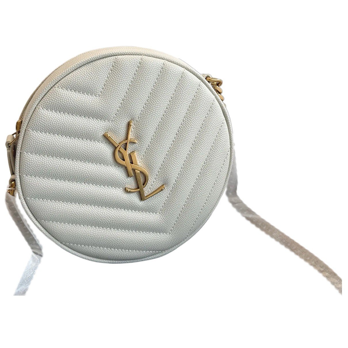Vinyle leather handbag