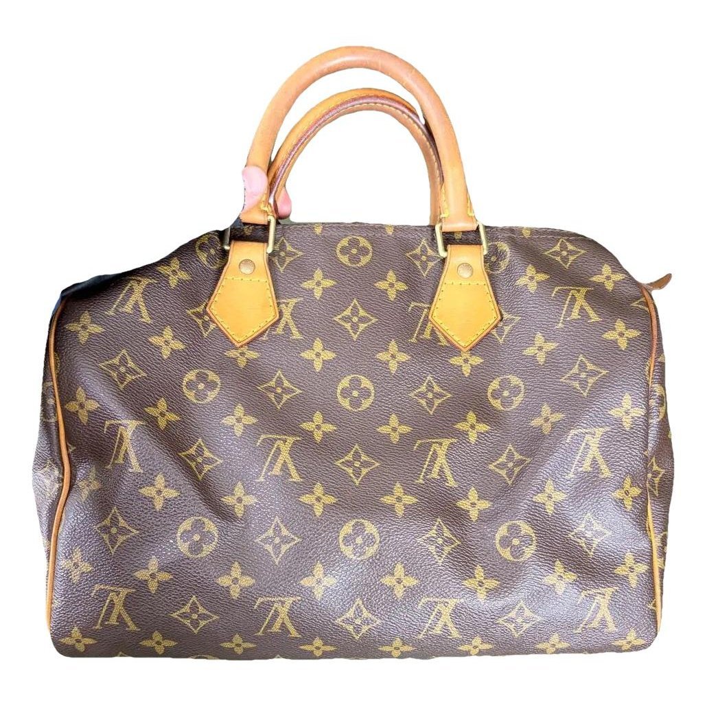 Speedy leather handbag