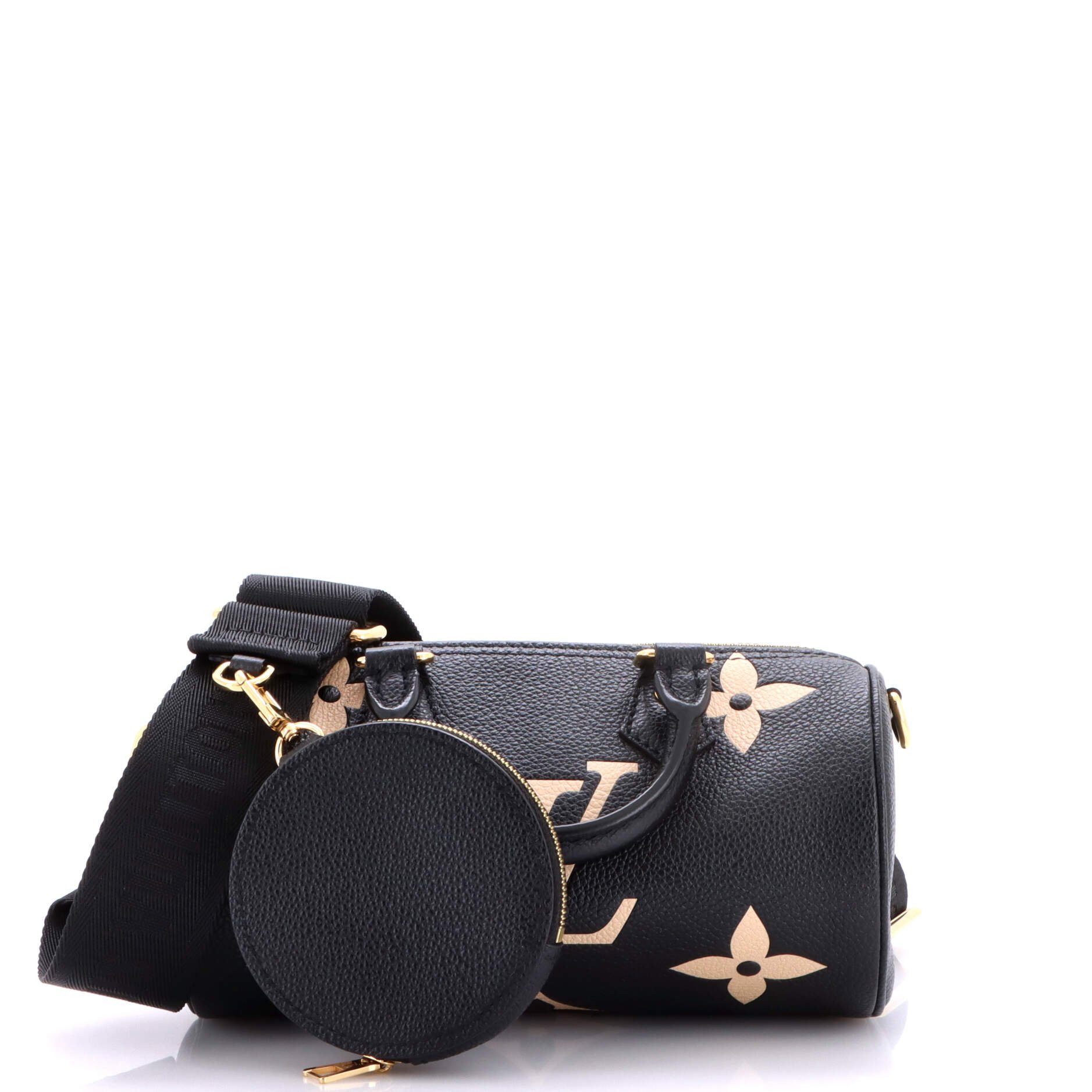 Papillon Handbag Bicolor Monogram Empreinte Giant BB