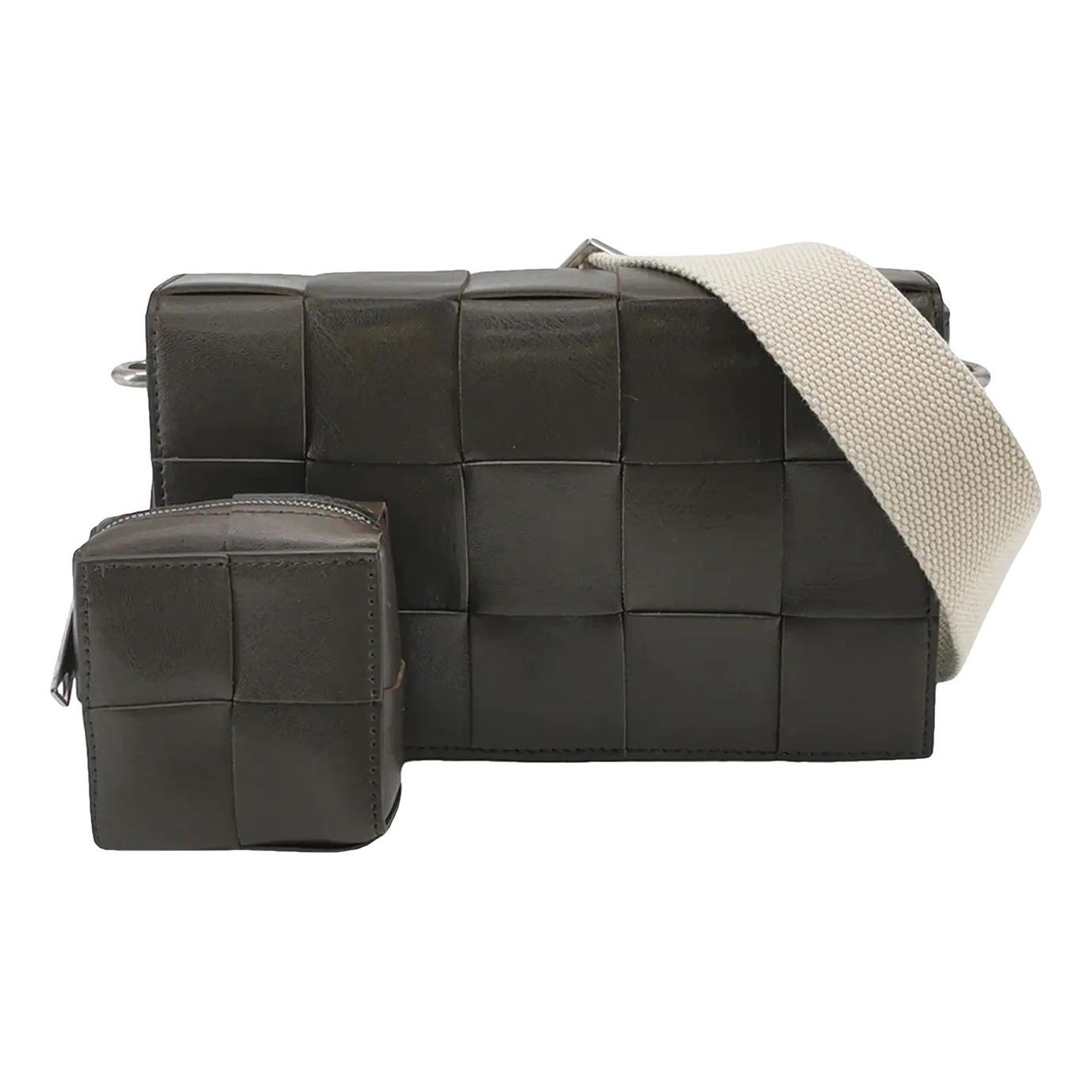 Cassette leather crossbody bag
