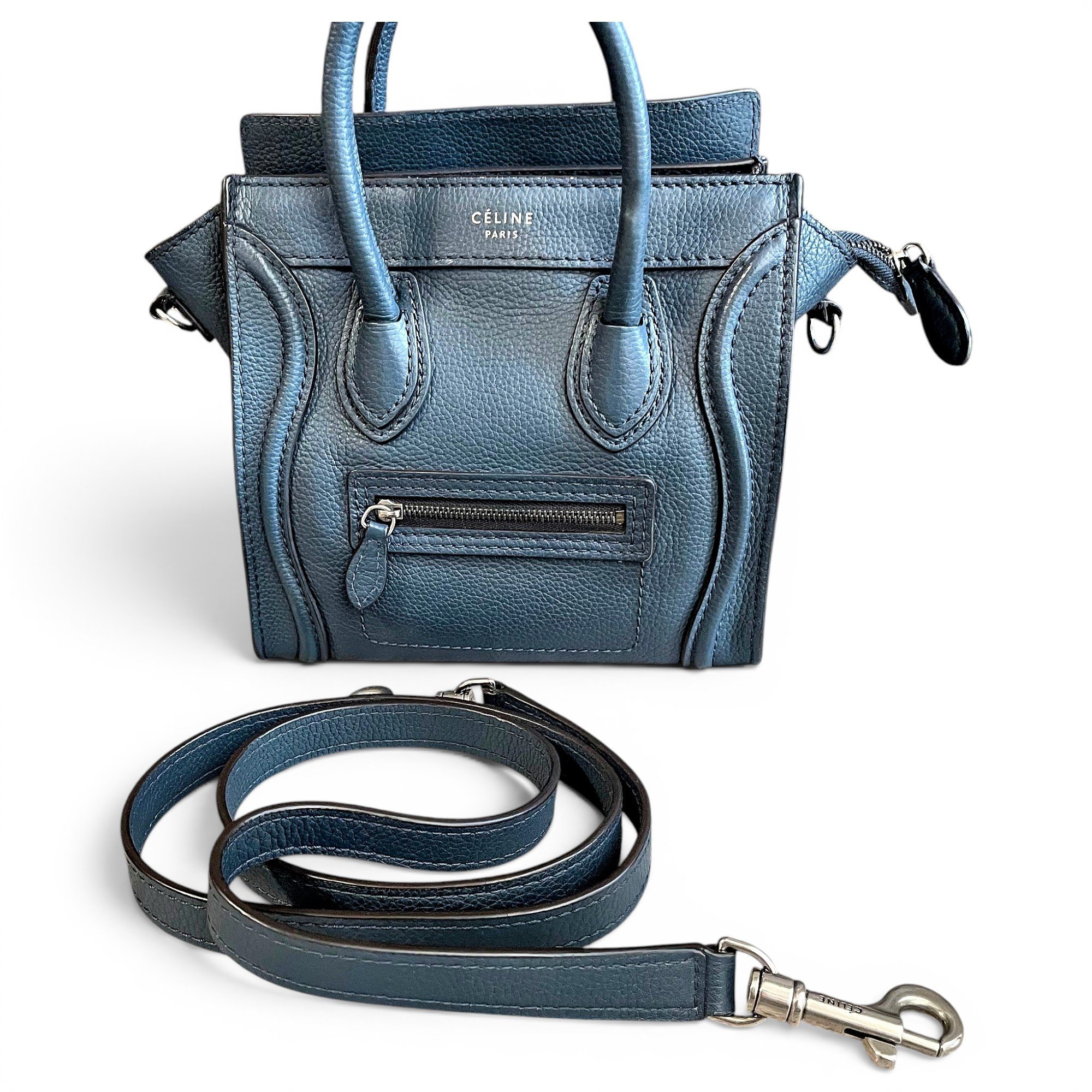 Nano Luggage leather handbag