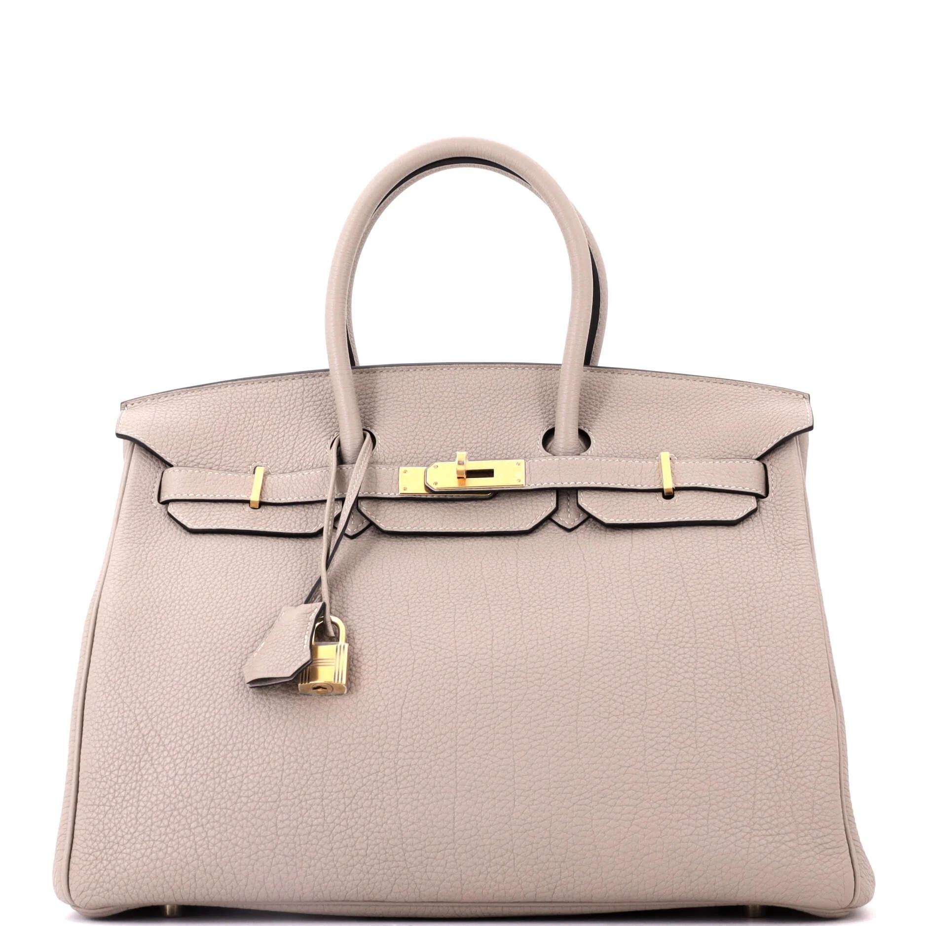 Birkin 35 leather tote