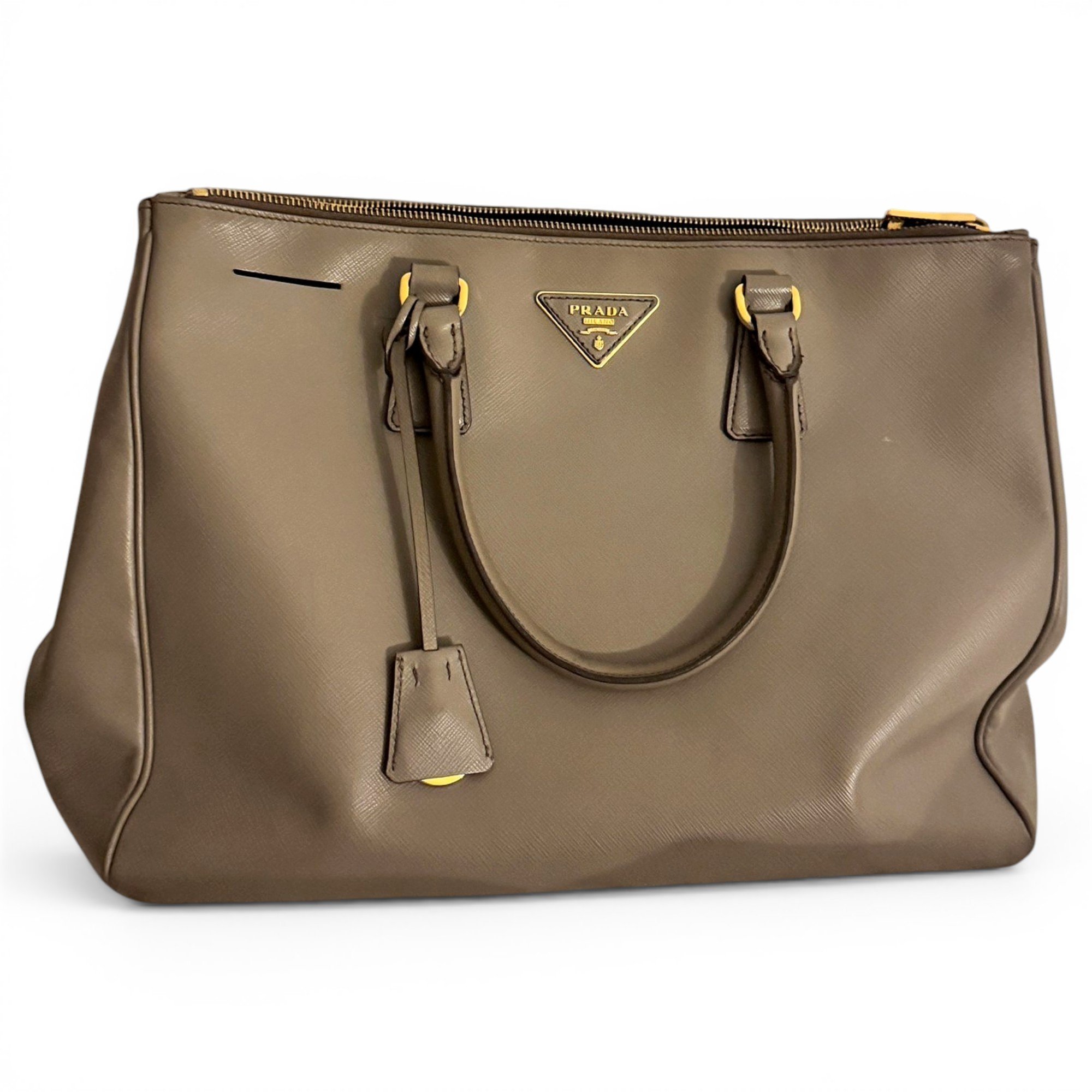 Leather tote