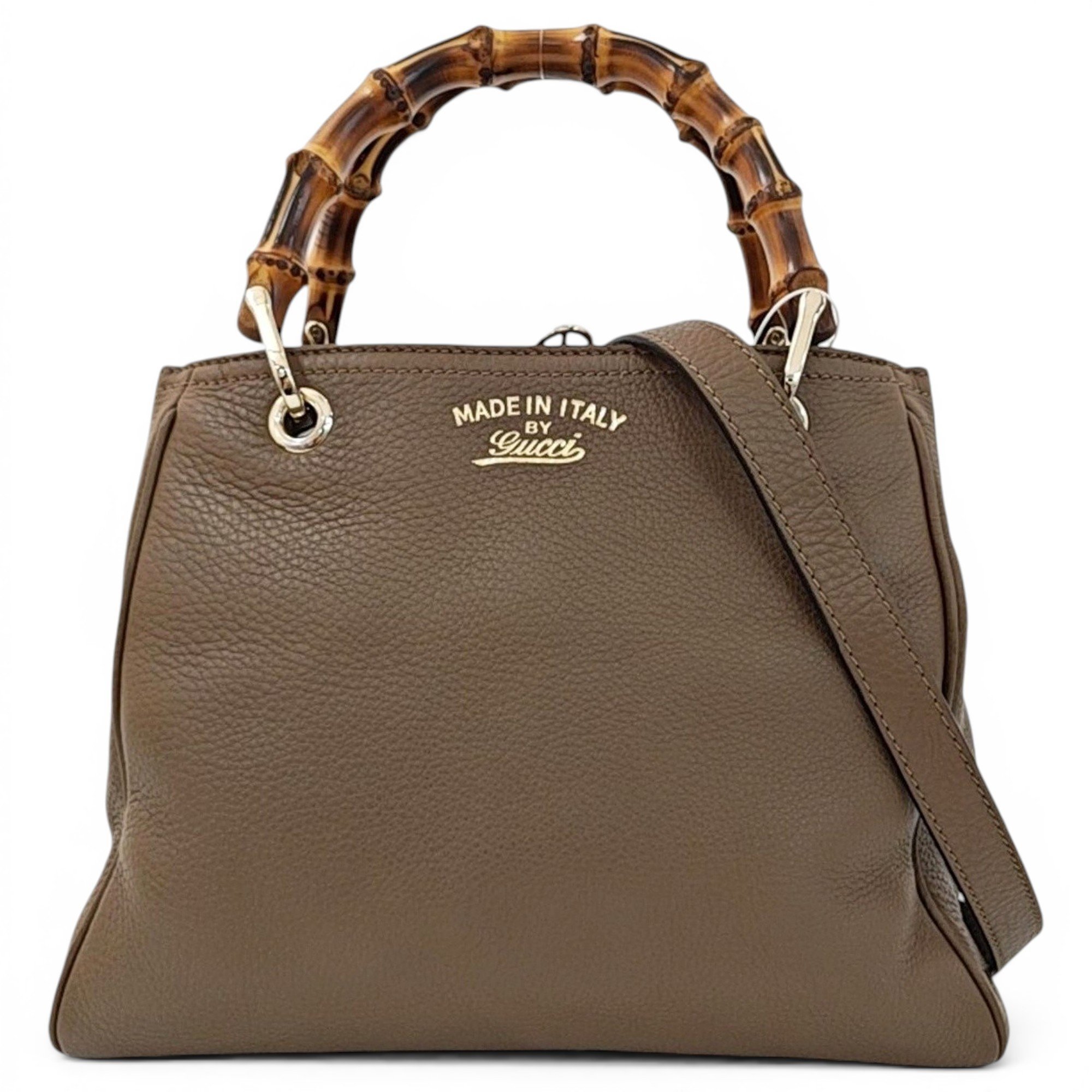 Leather handbag