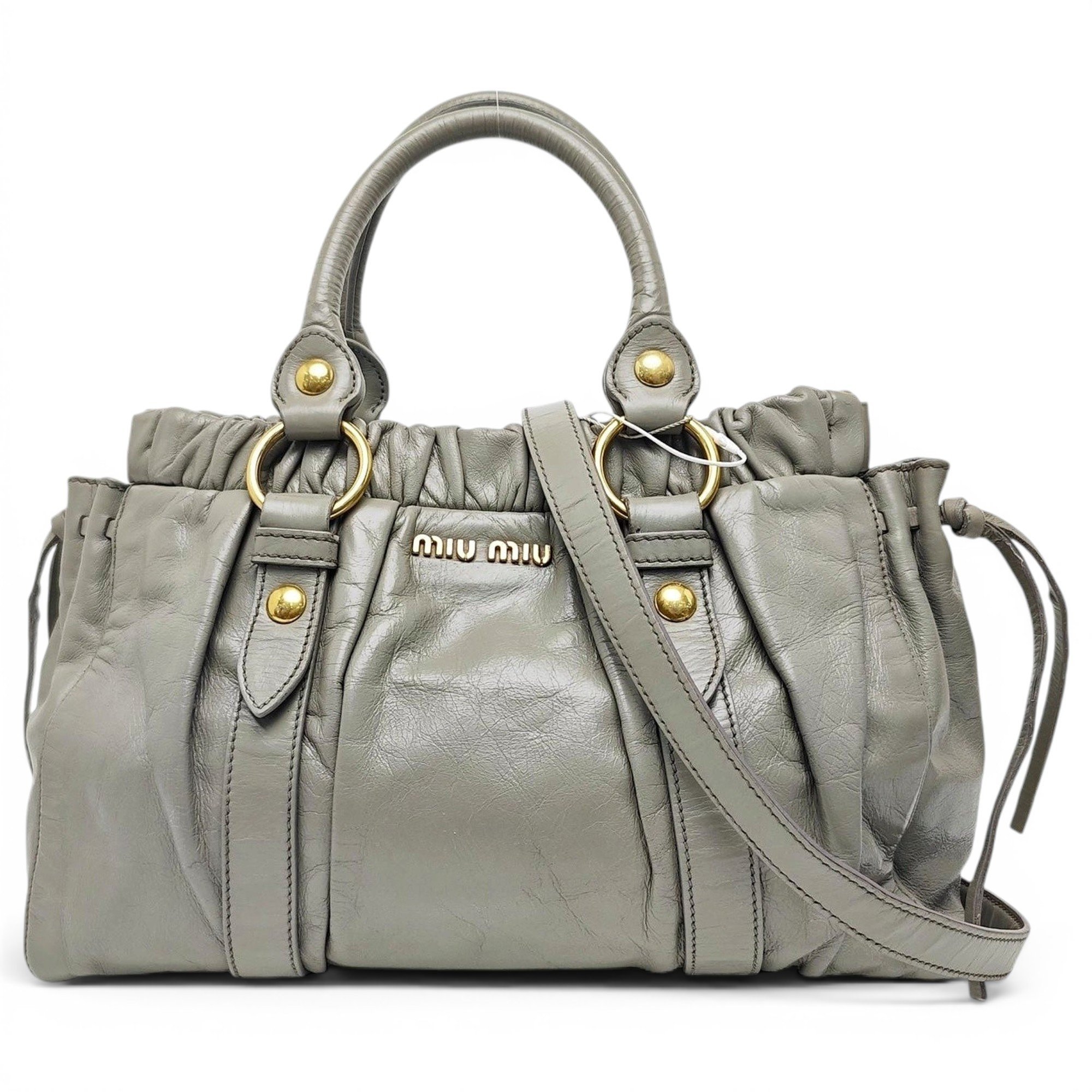 Leather handbag