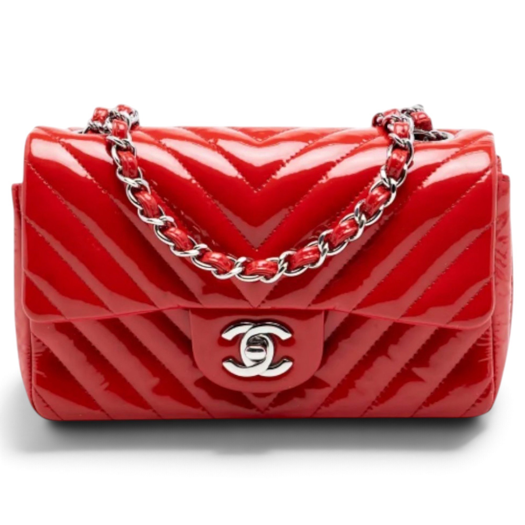 Timeless/Classique patent leather handbag