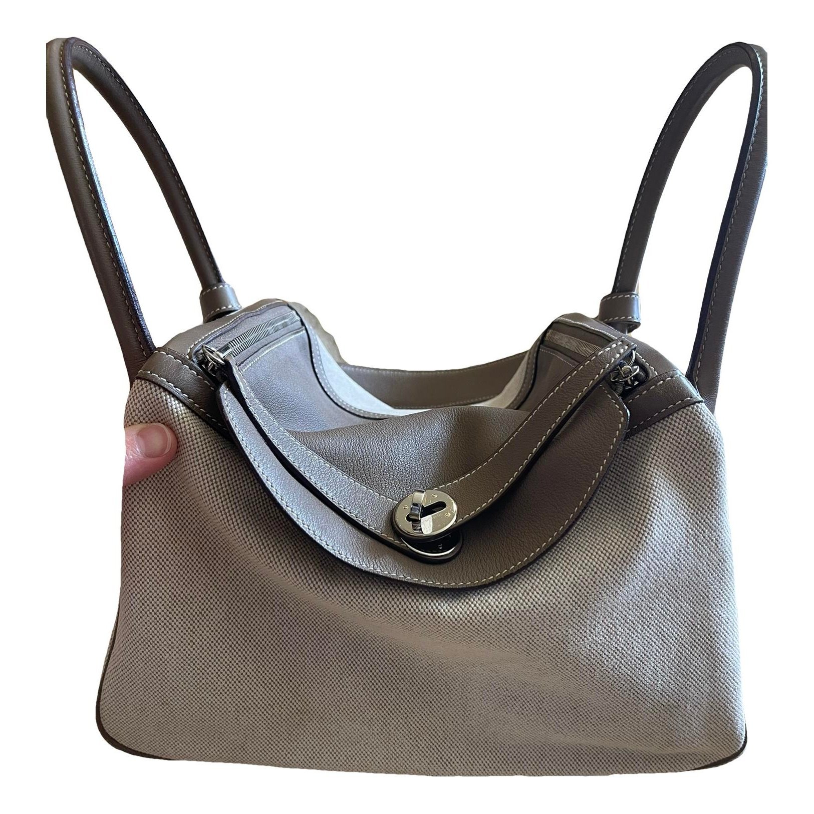 Lindy leather handbag