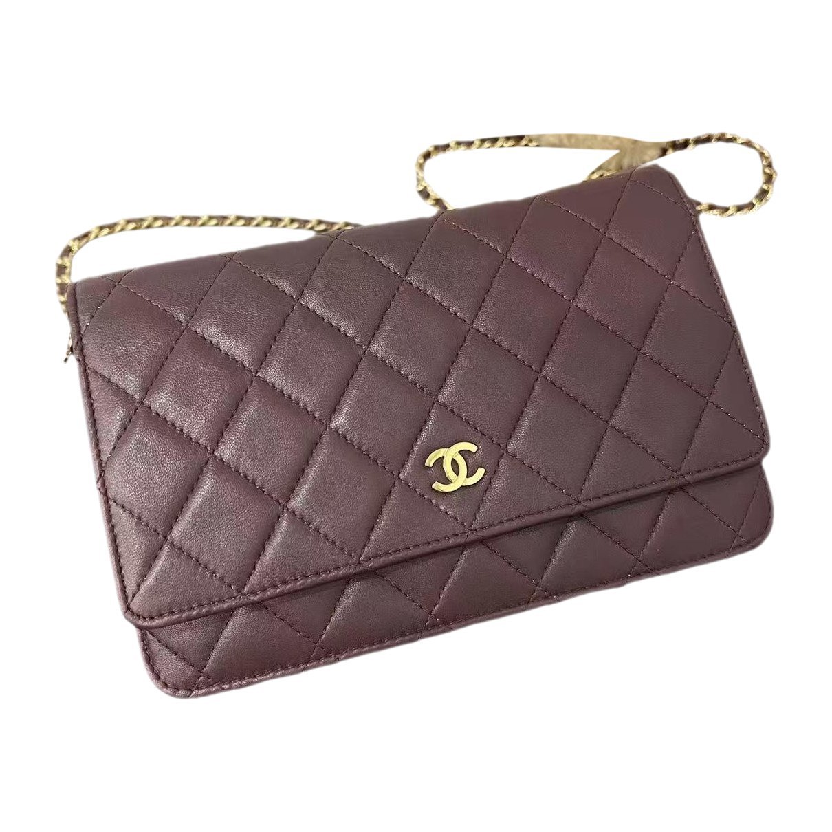 Wallet On Chain Timeless/Classique leather crossbody bag