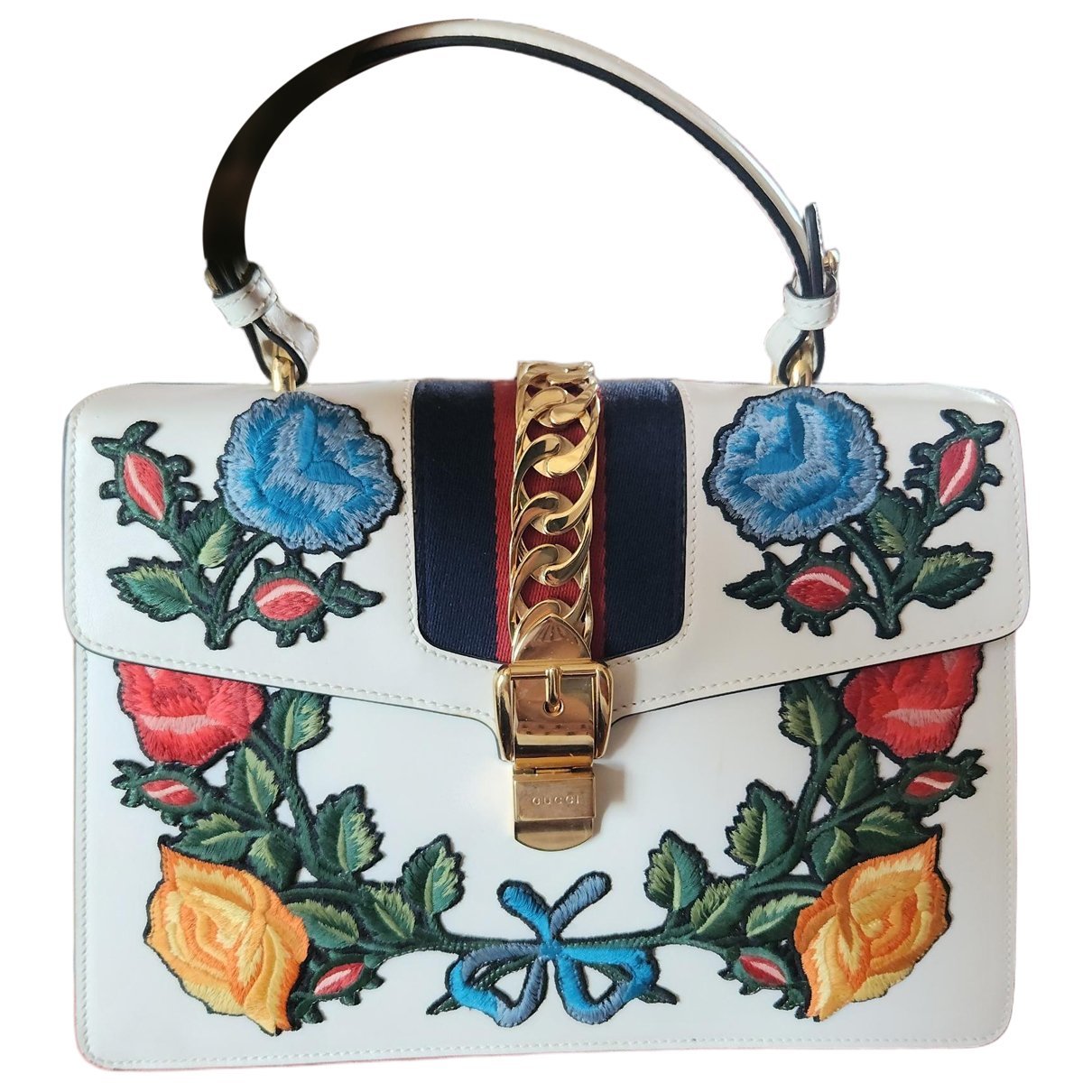 Sylvie Top Handle leather handbag