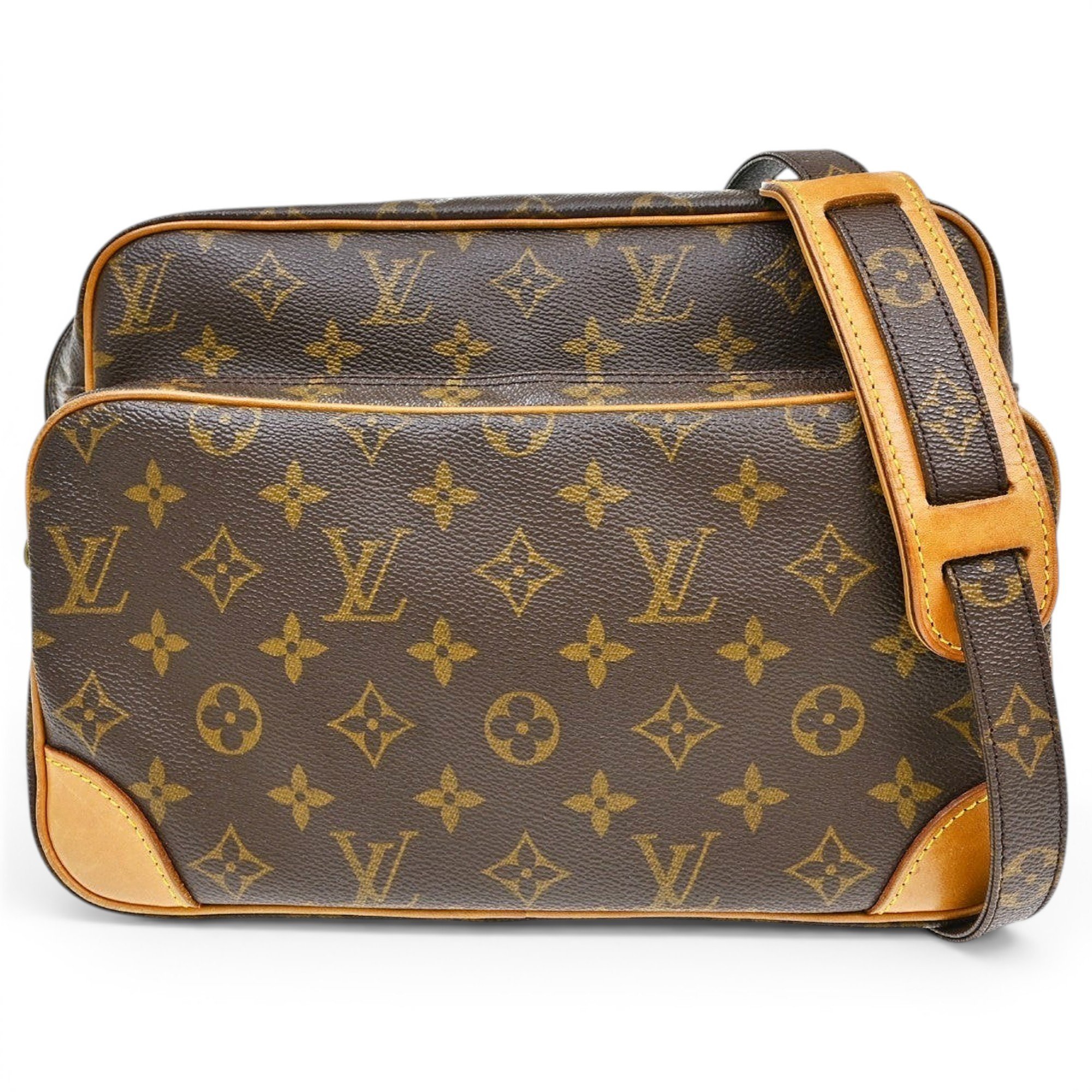 Nile leather crossbody bag