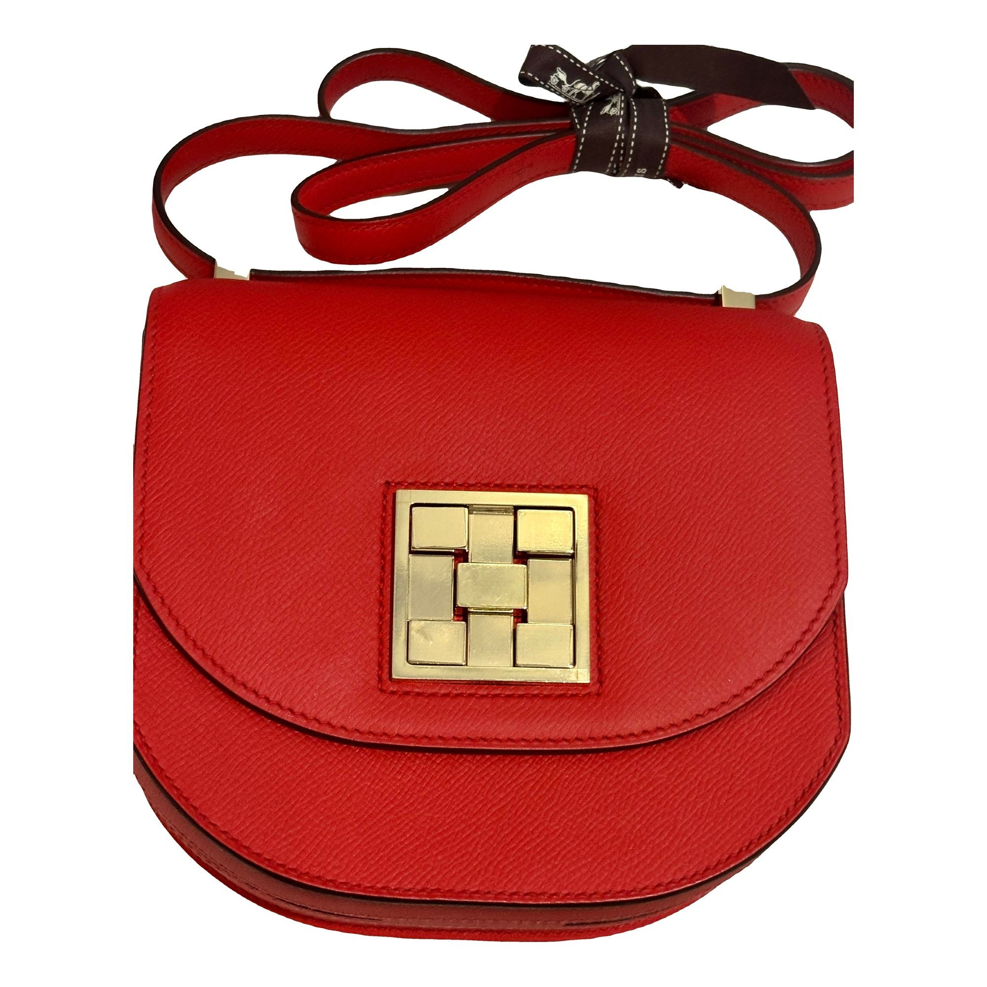 Mosaïque leather crossbody bag