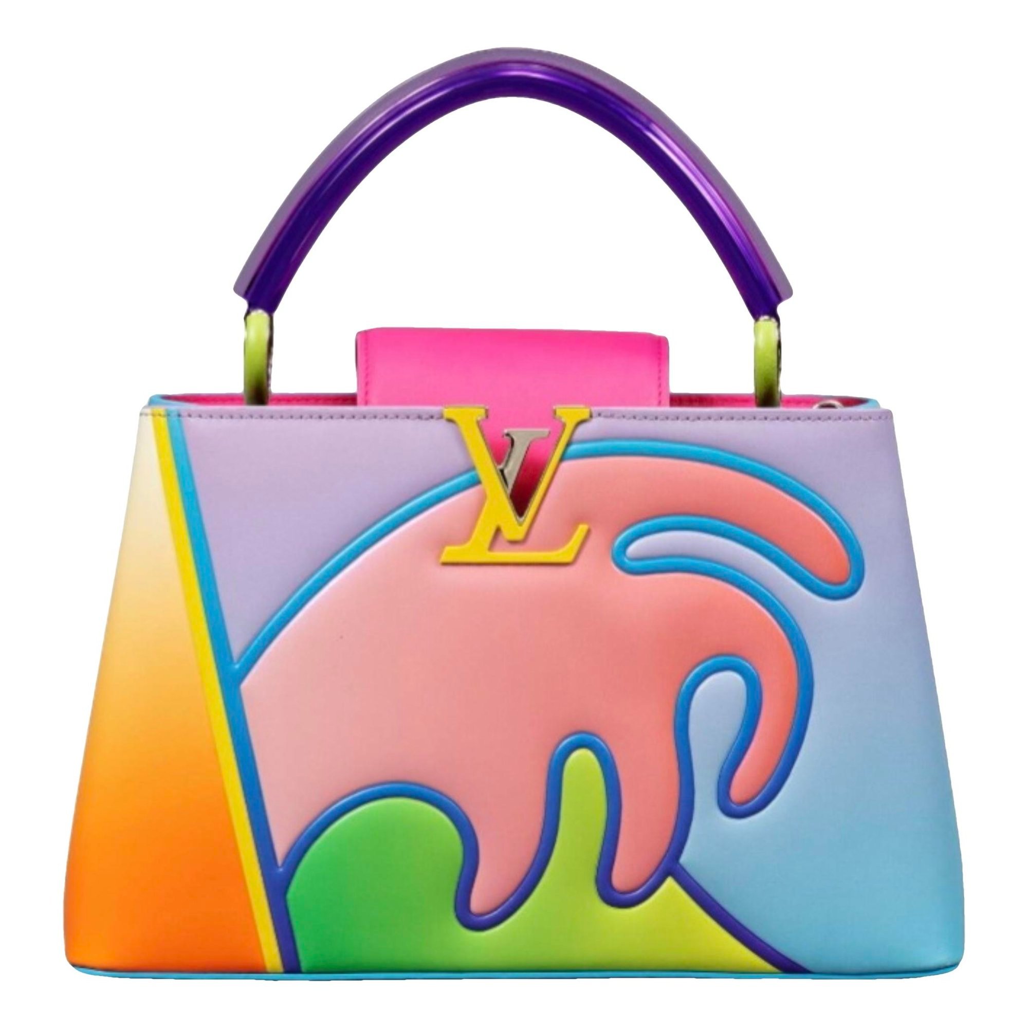 Capucines leather handbag