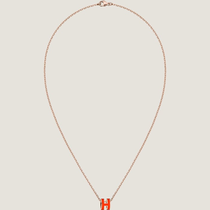 Orange Graffiti Mini Pop H Pendant