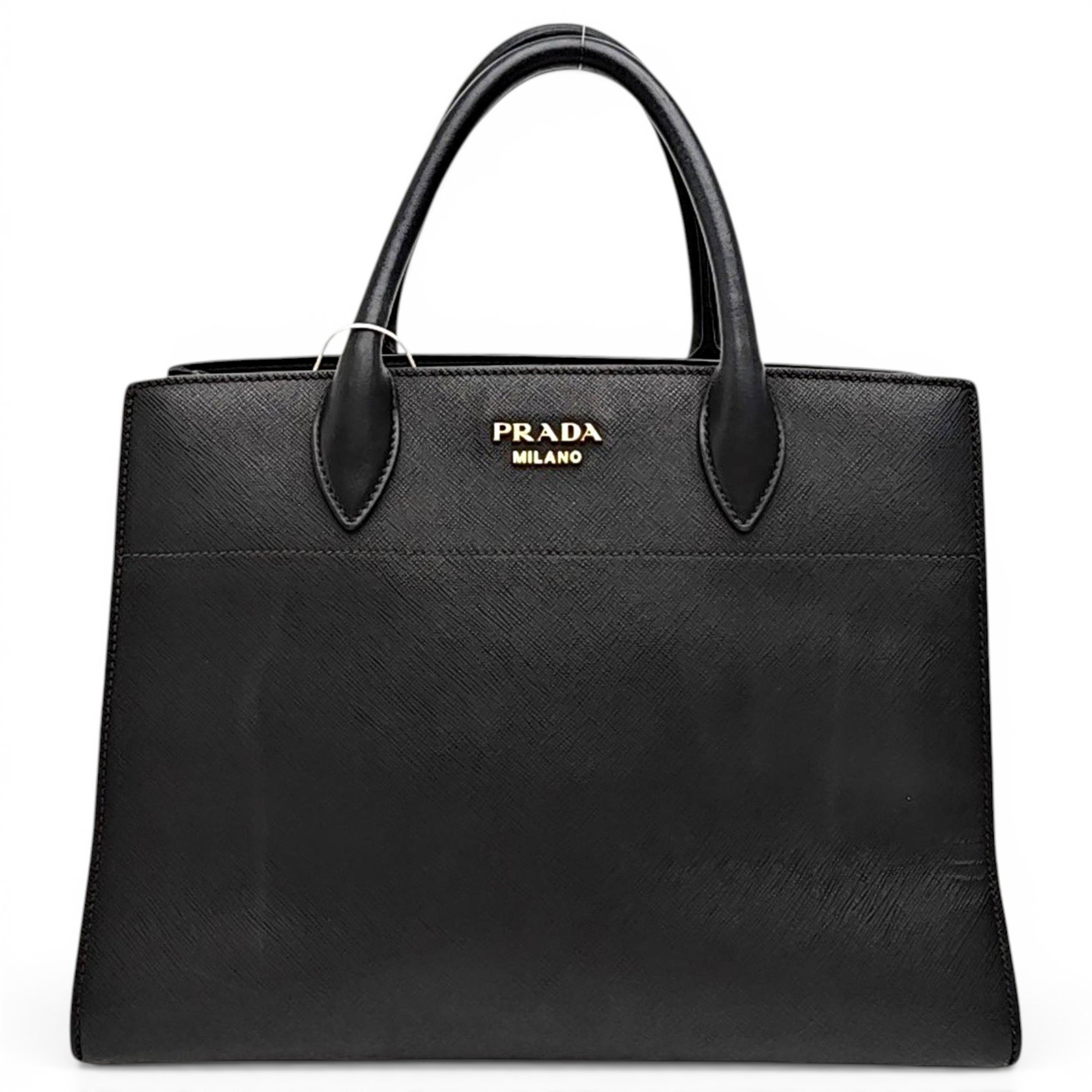 Bibliothèque leather handbag
