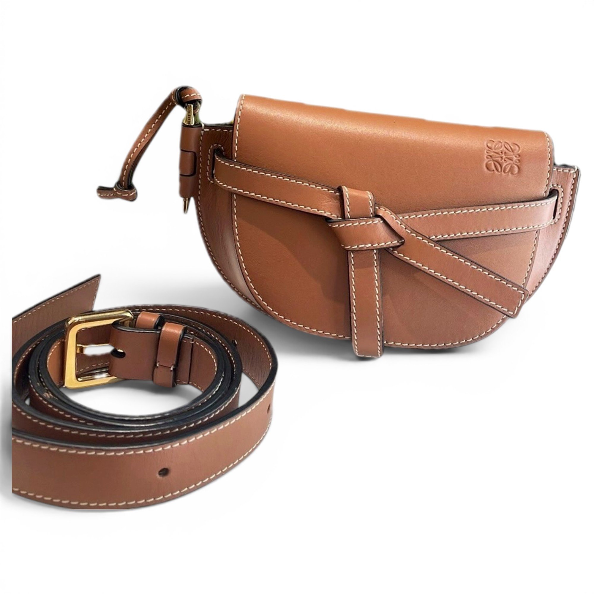 Gate leather handbag