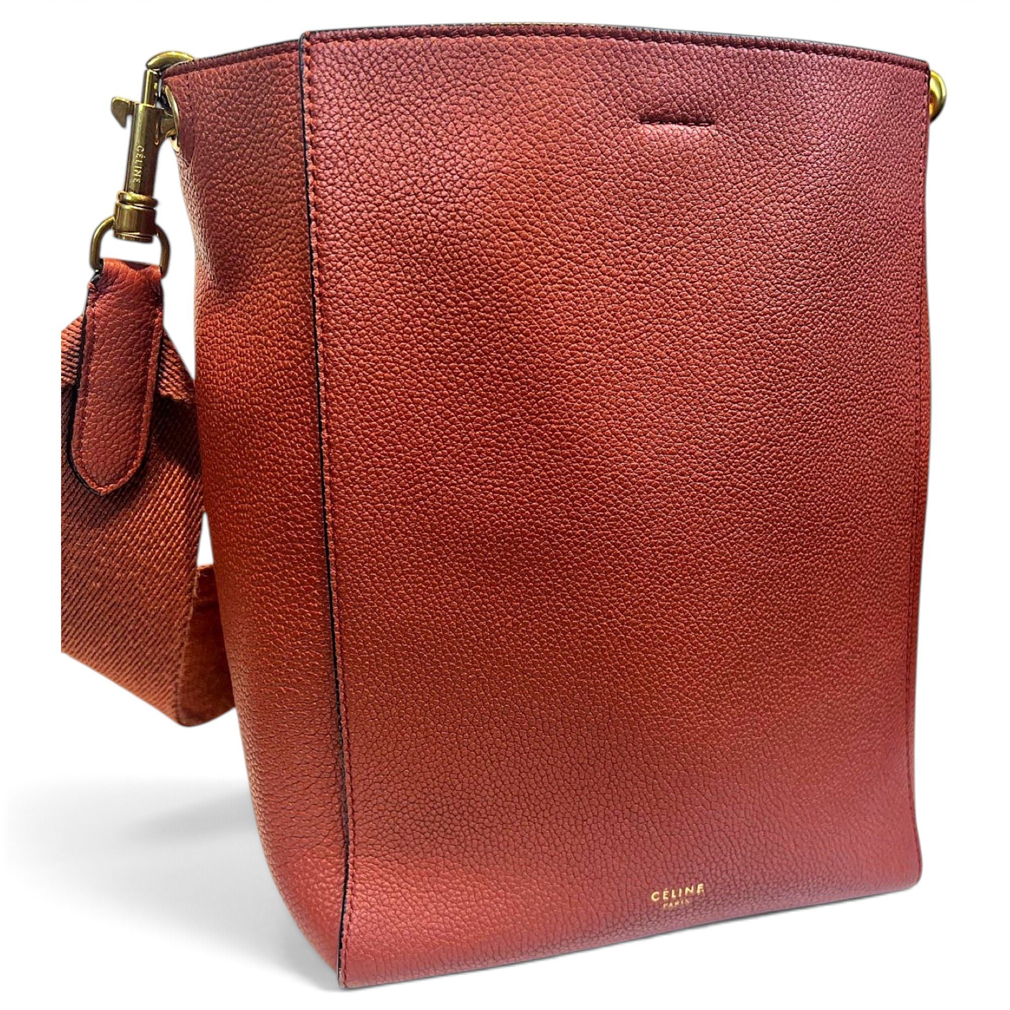 Seau Sangle leather tote