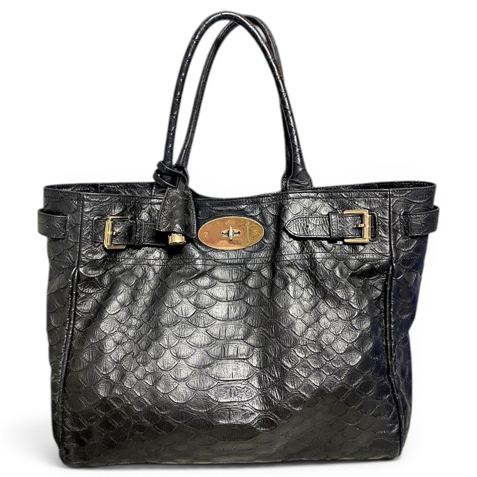 Leather tote