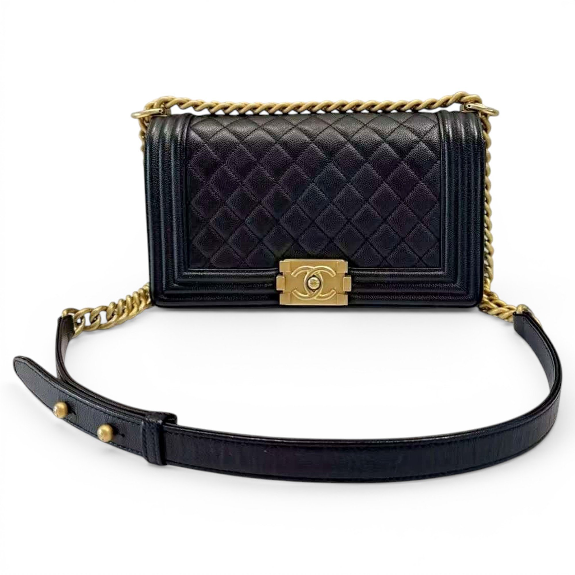 Boy leather crossbody bag