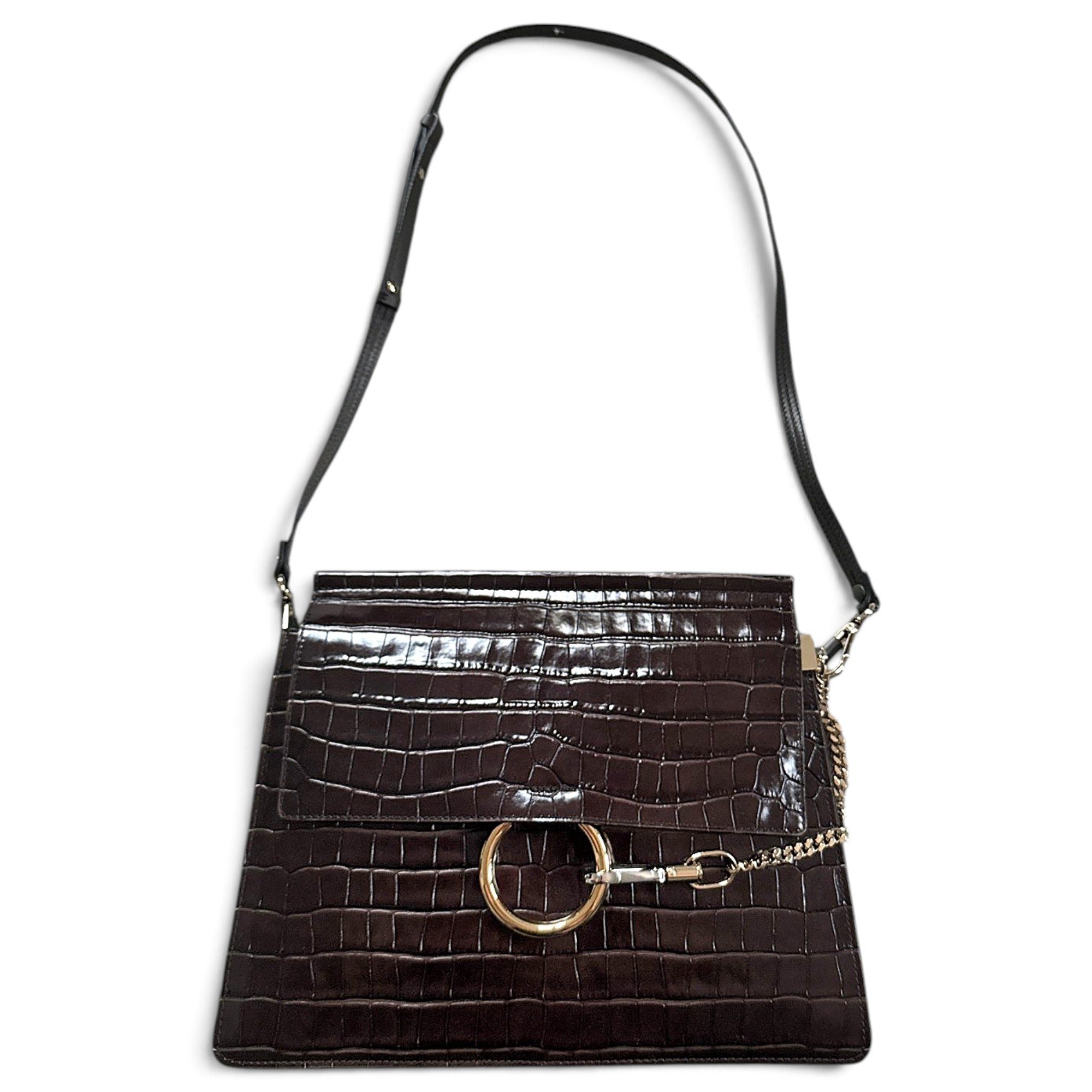 Faye leather handbag