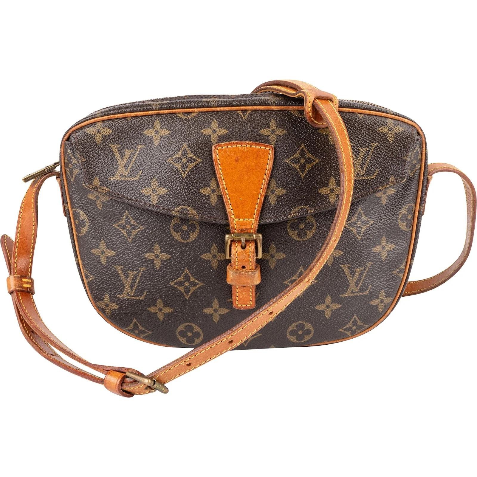 Jeune fille leather crossbody bag