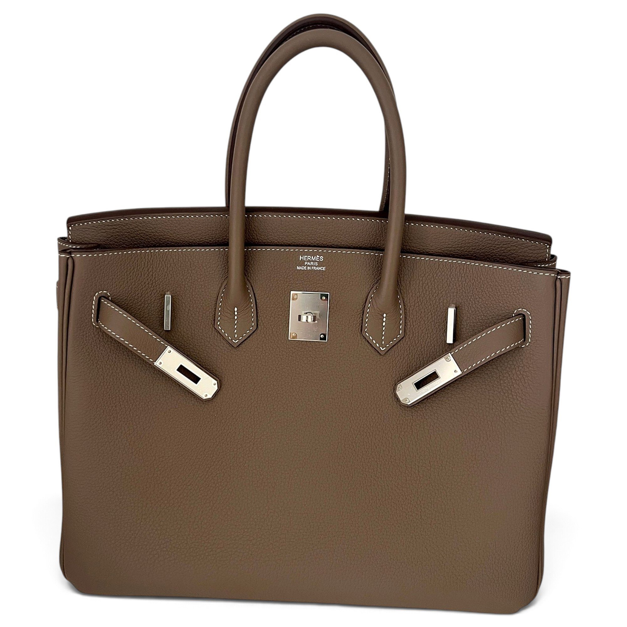 Birkin 35 leather handbag