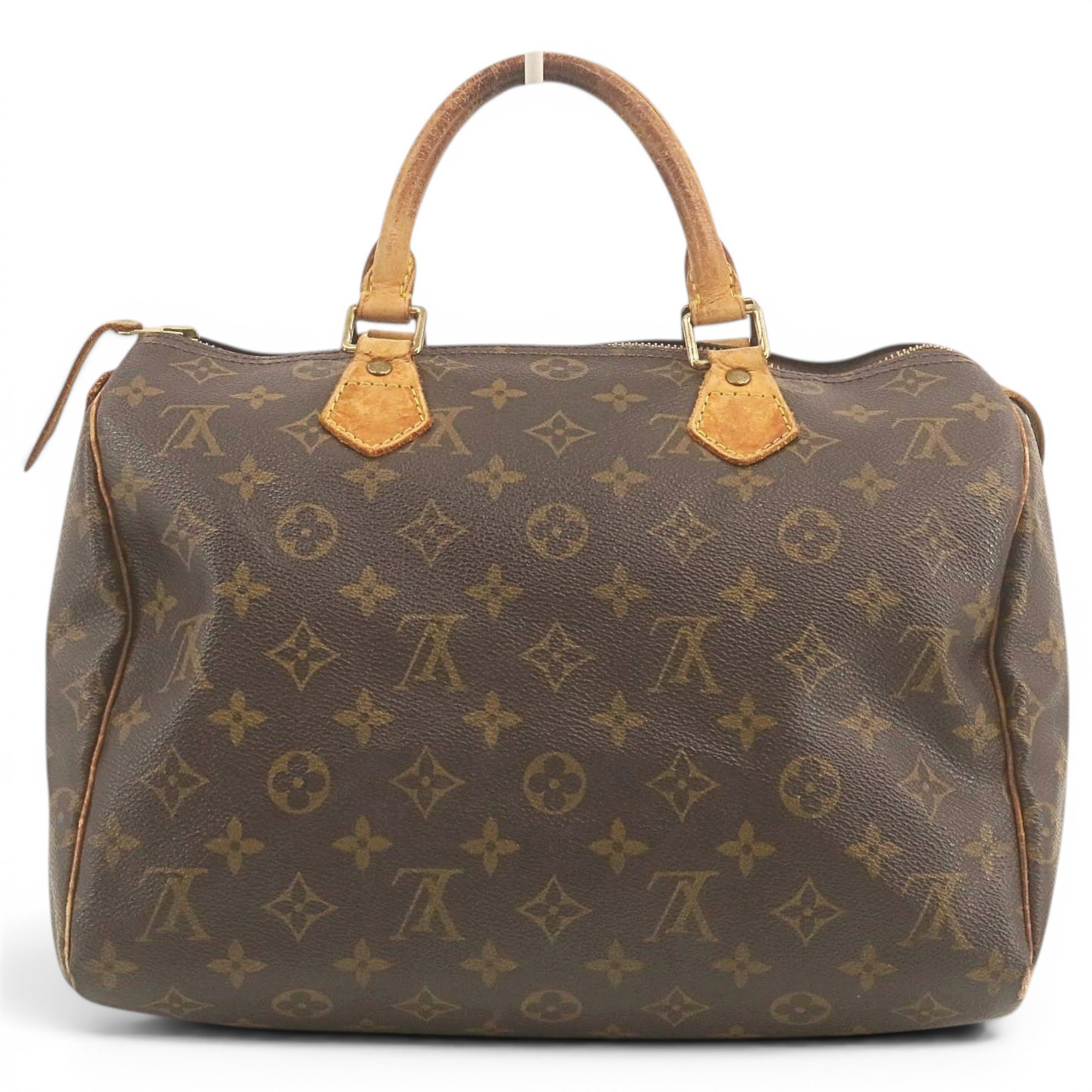 Speedy leather handbag