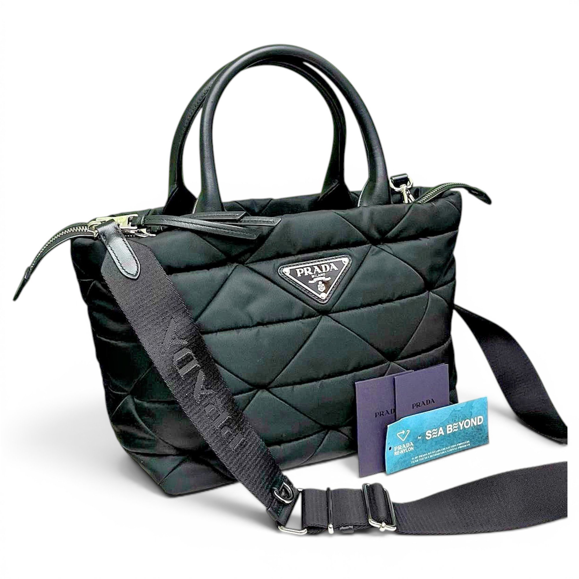 Leather tote