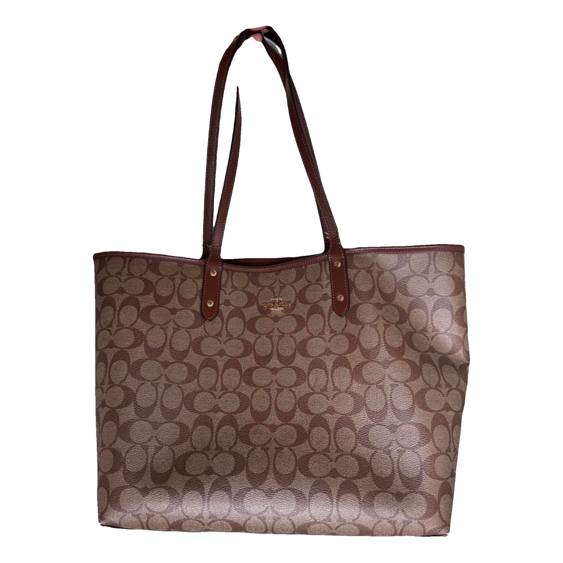 Leather tote