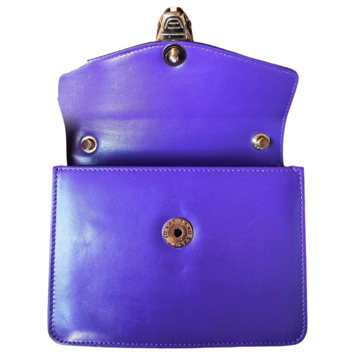 Bvlgari Serpenti leather handbag