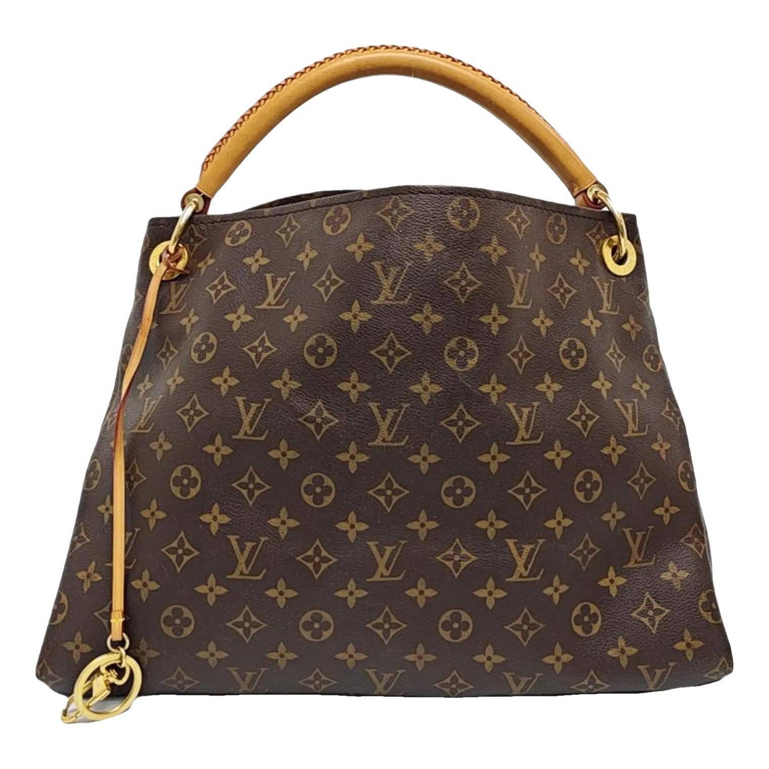Artsy leather handbag