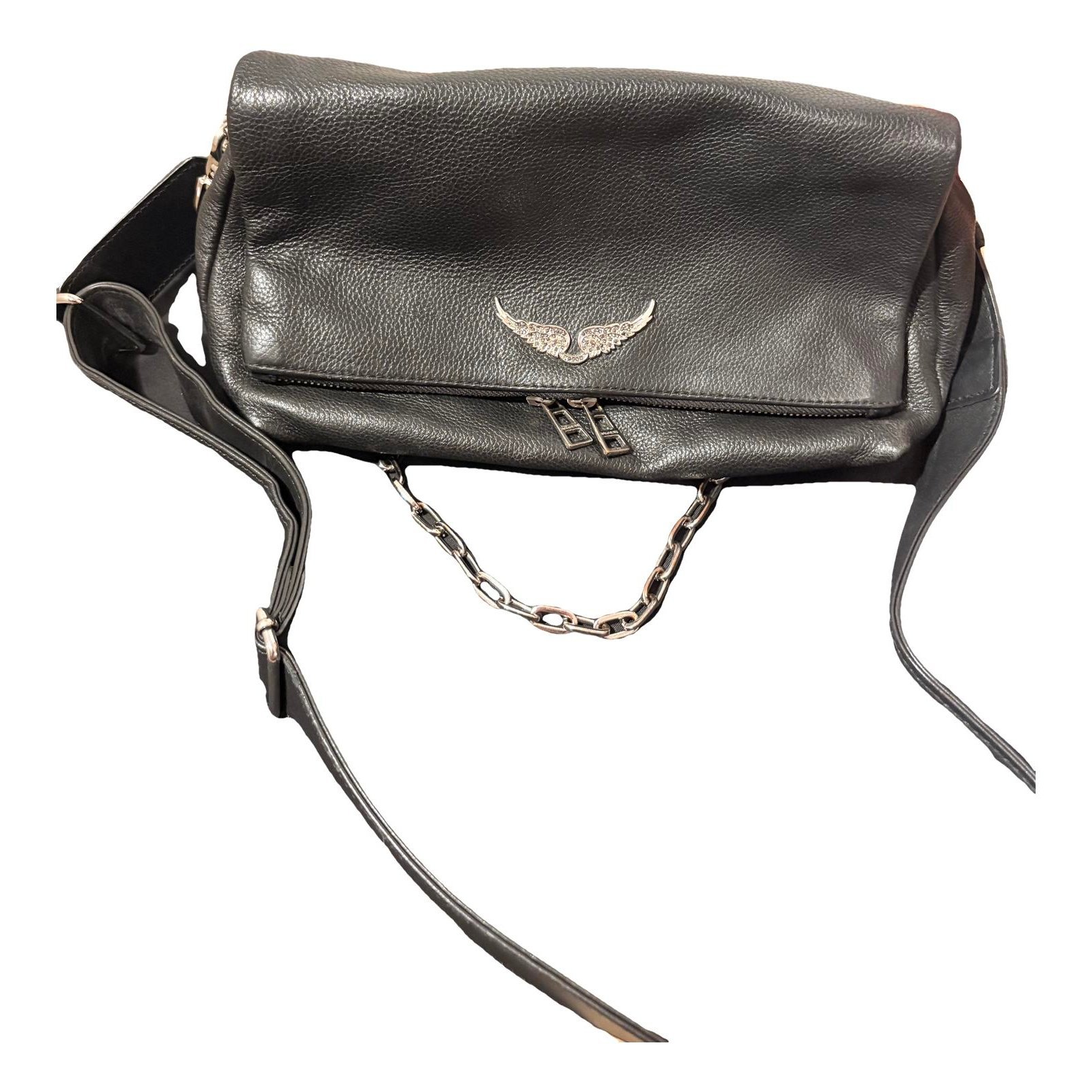 Leather crossbody bag
