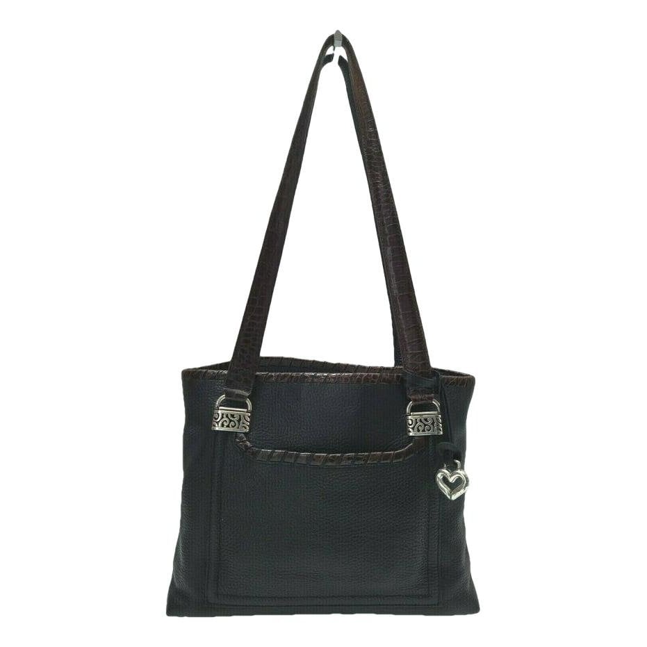Leather tote