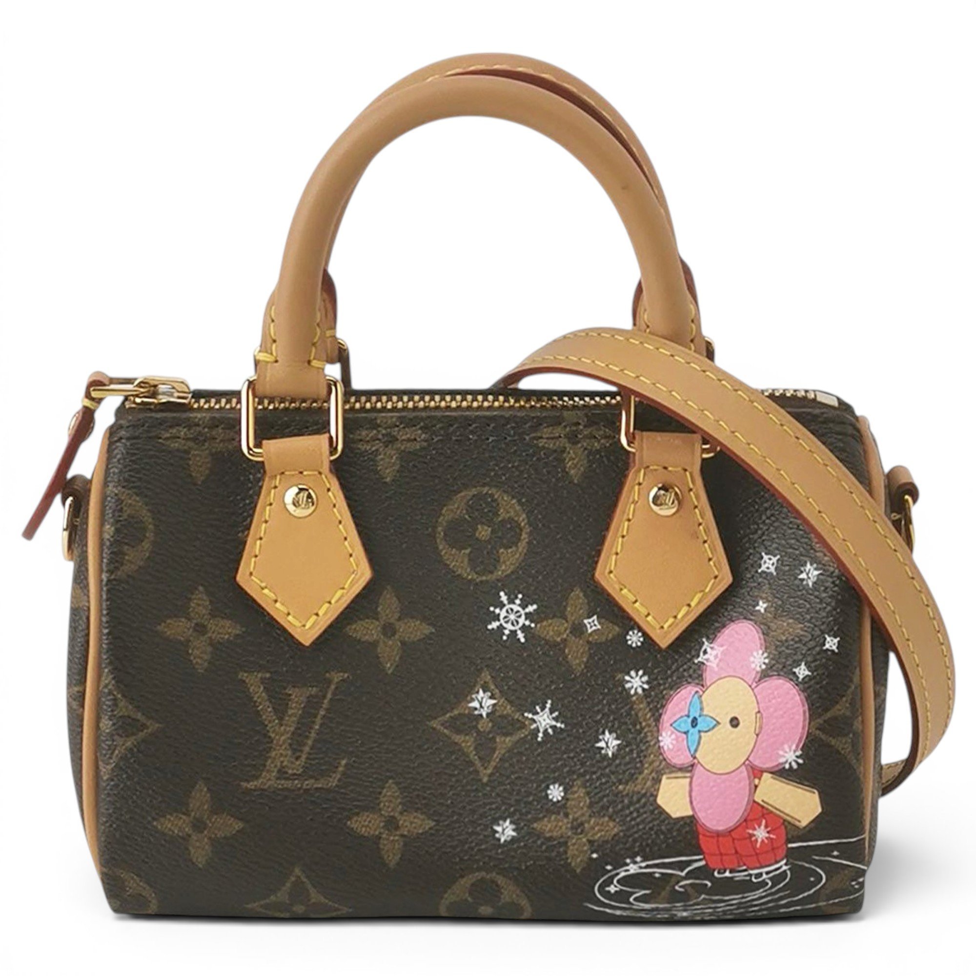 Speedy leather handbag