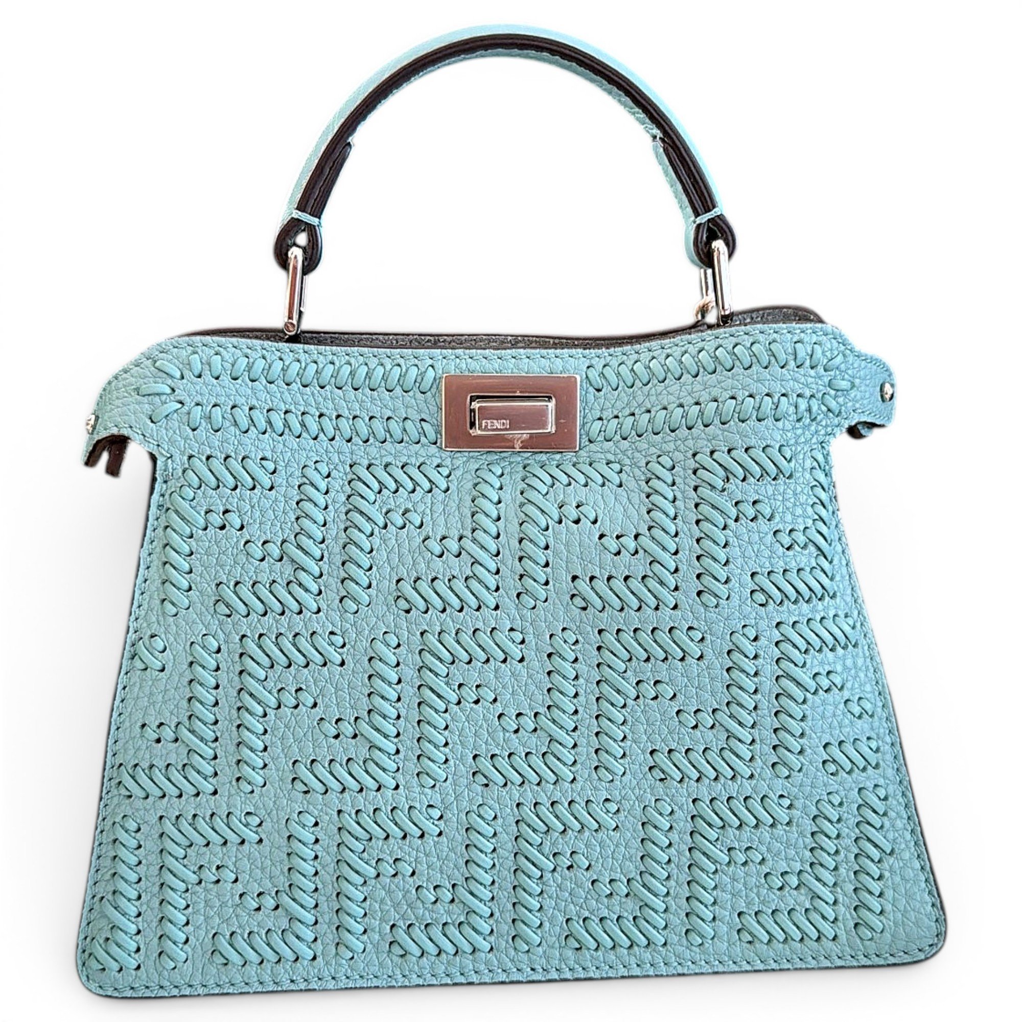 Peekaboo IseeU pony-style calfskin handbag
