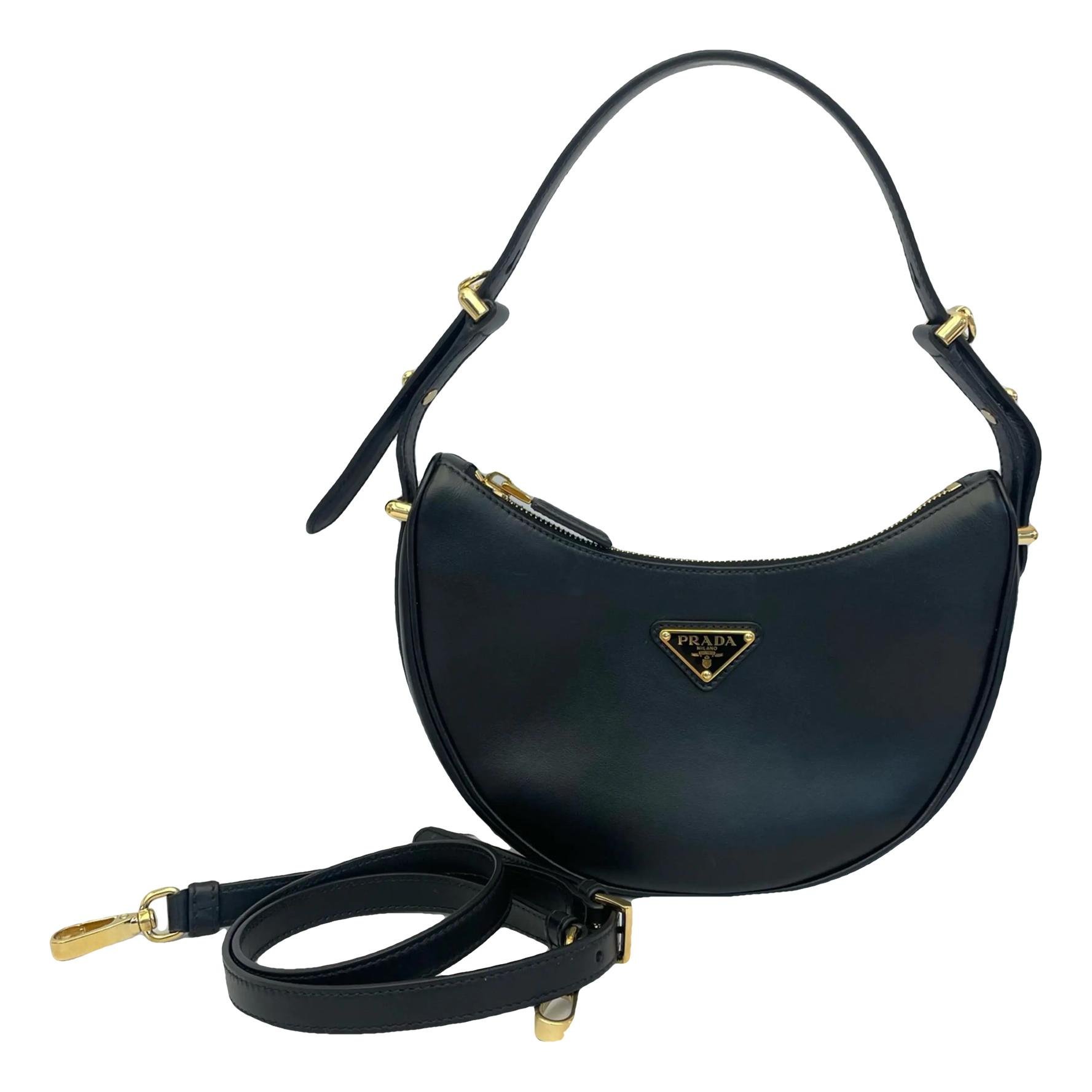 Arqué leather handbag