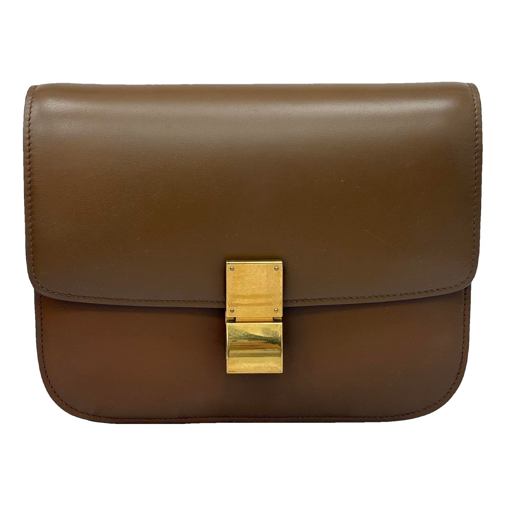 Classic leather handbag