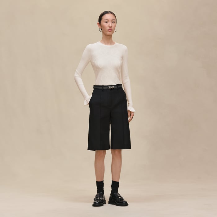 Blanc Naturel "Palefroi Remix" Light Long-sleeve Sweater
