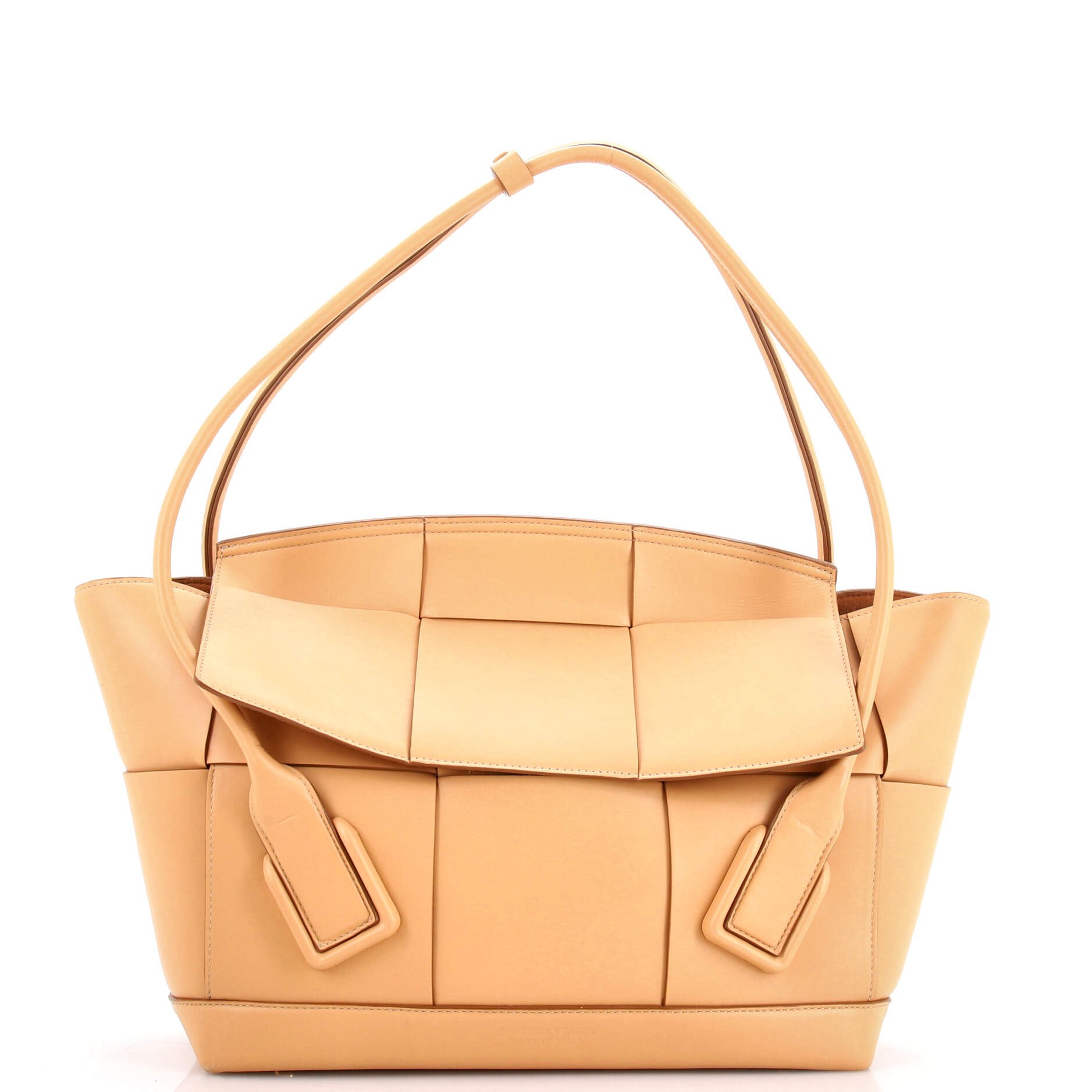 Arco Bag Maxi Intrecciato Leather Medium